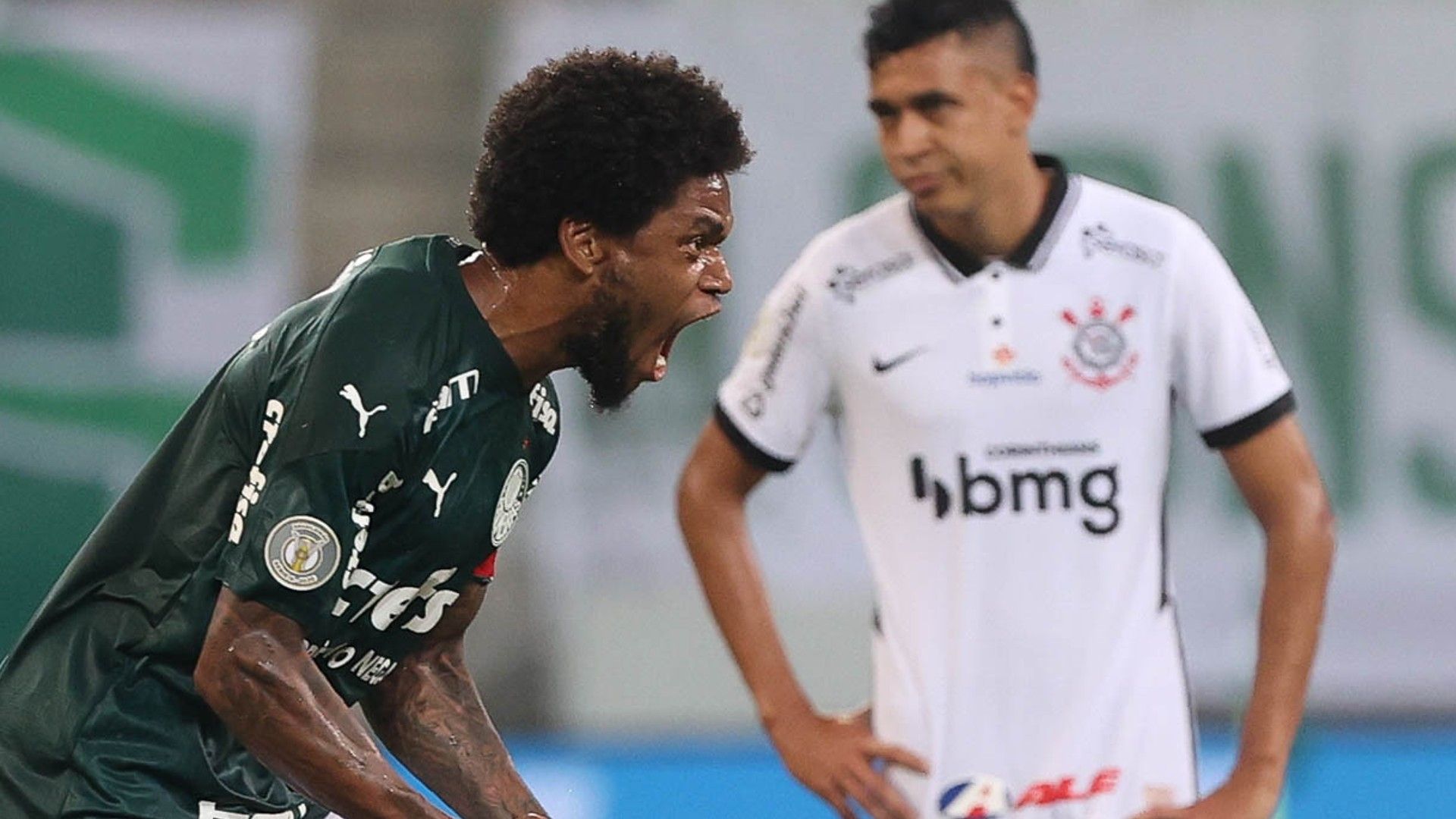 Luiz Adriano Palmeiras Corinthians Brasileirão 2020