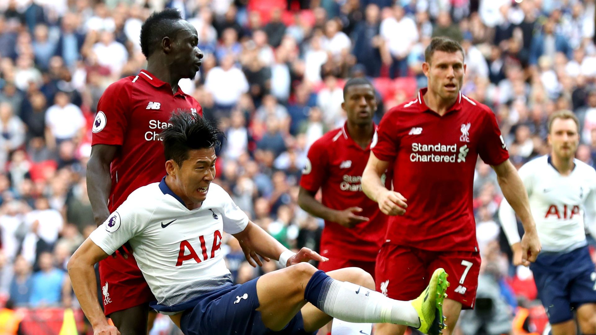 Sadio Mane Son Heung-Min Liverpool Tottenham