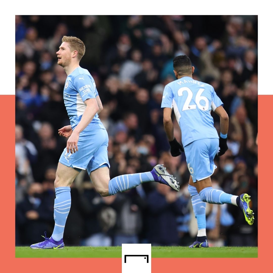 Kevin De Bruyne Riyad Mahrez Manchester City GFX 