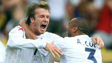 David Beckham 2006 first England players to score at 3 World Cups