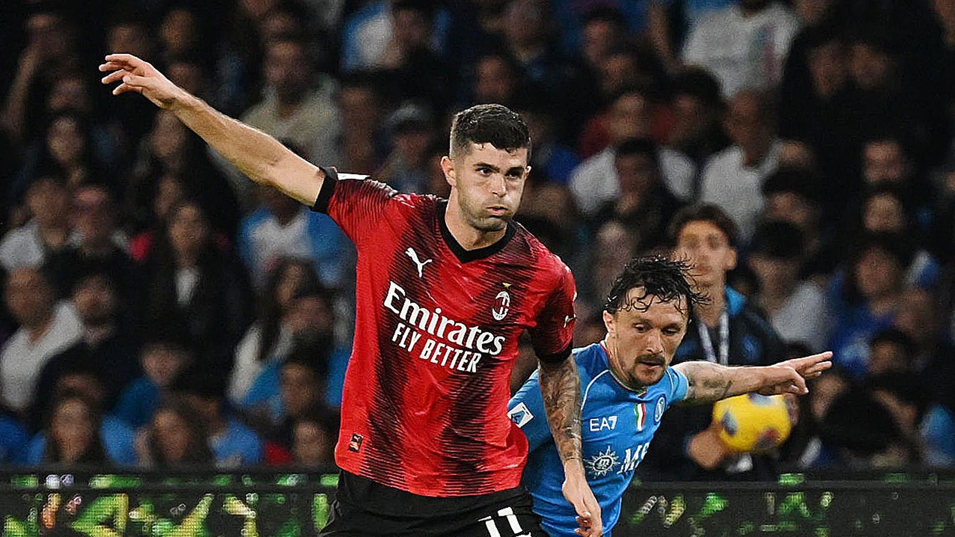 Pulisic Napoli 2023 Milan