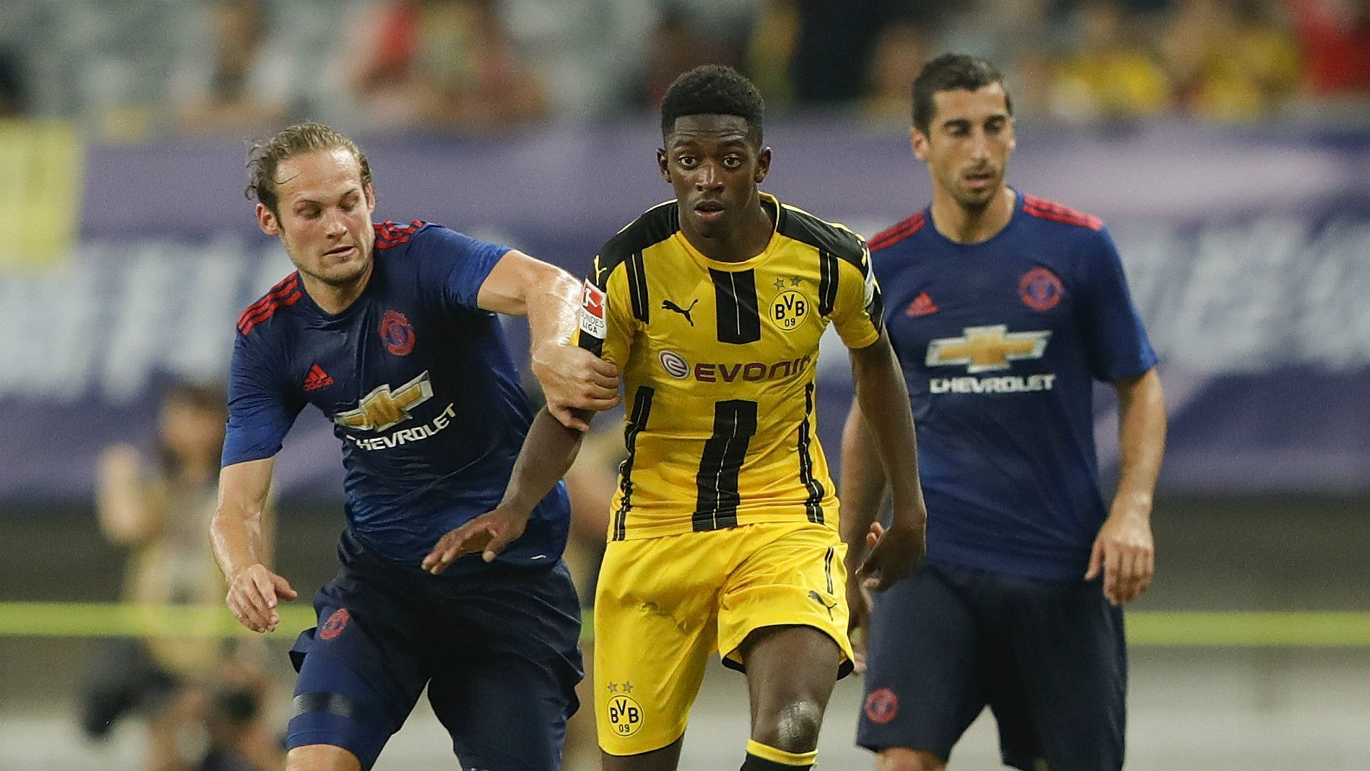 Ousmane Dembele Daley Blind Borussia Dortmund Manchester United 22072016