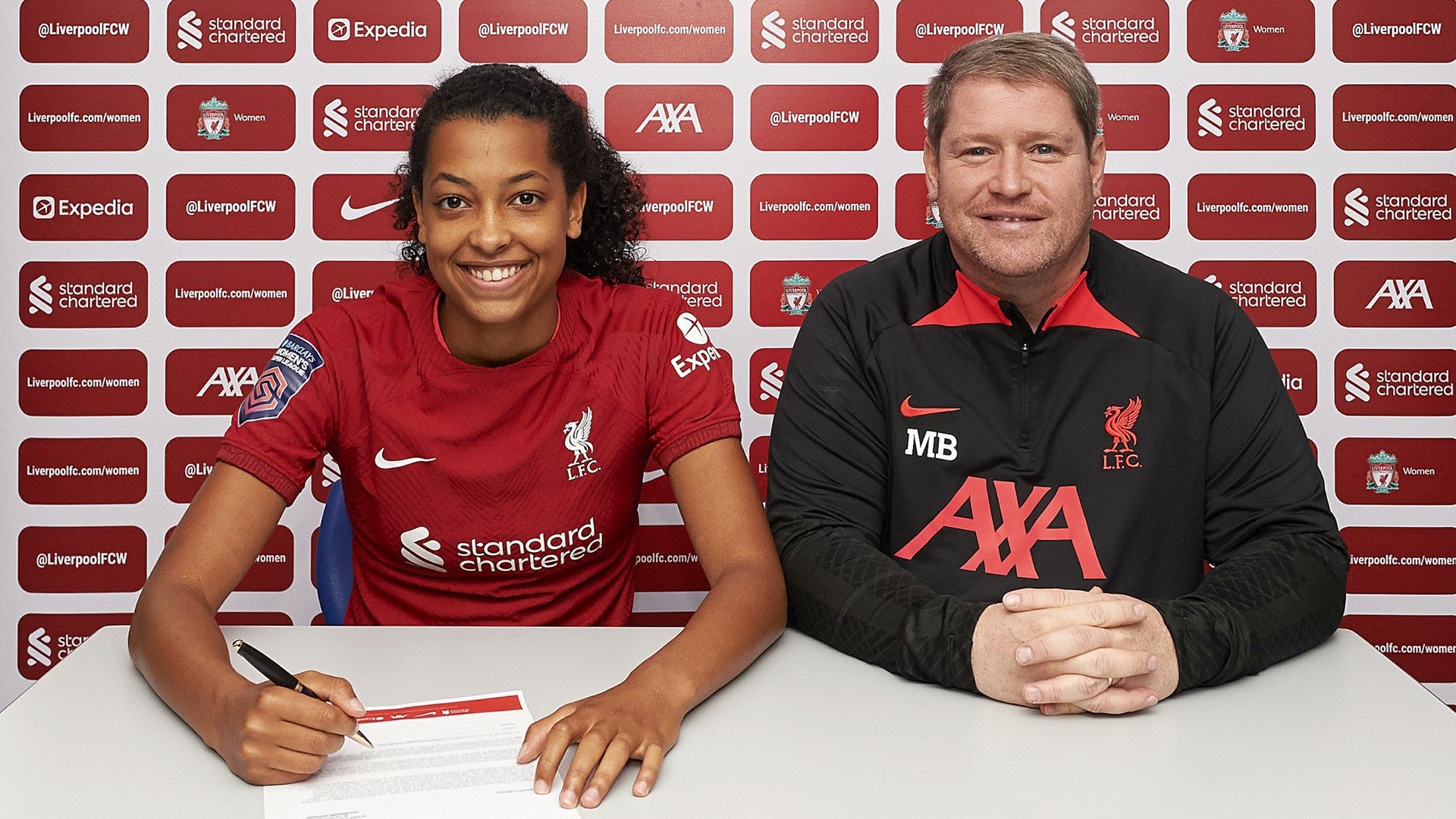 Hannah Silcock Matt Beard Liverpool Women 2022-23