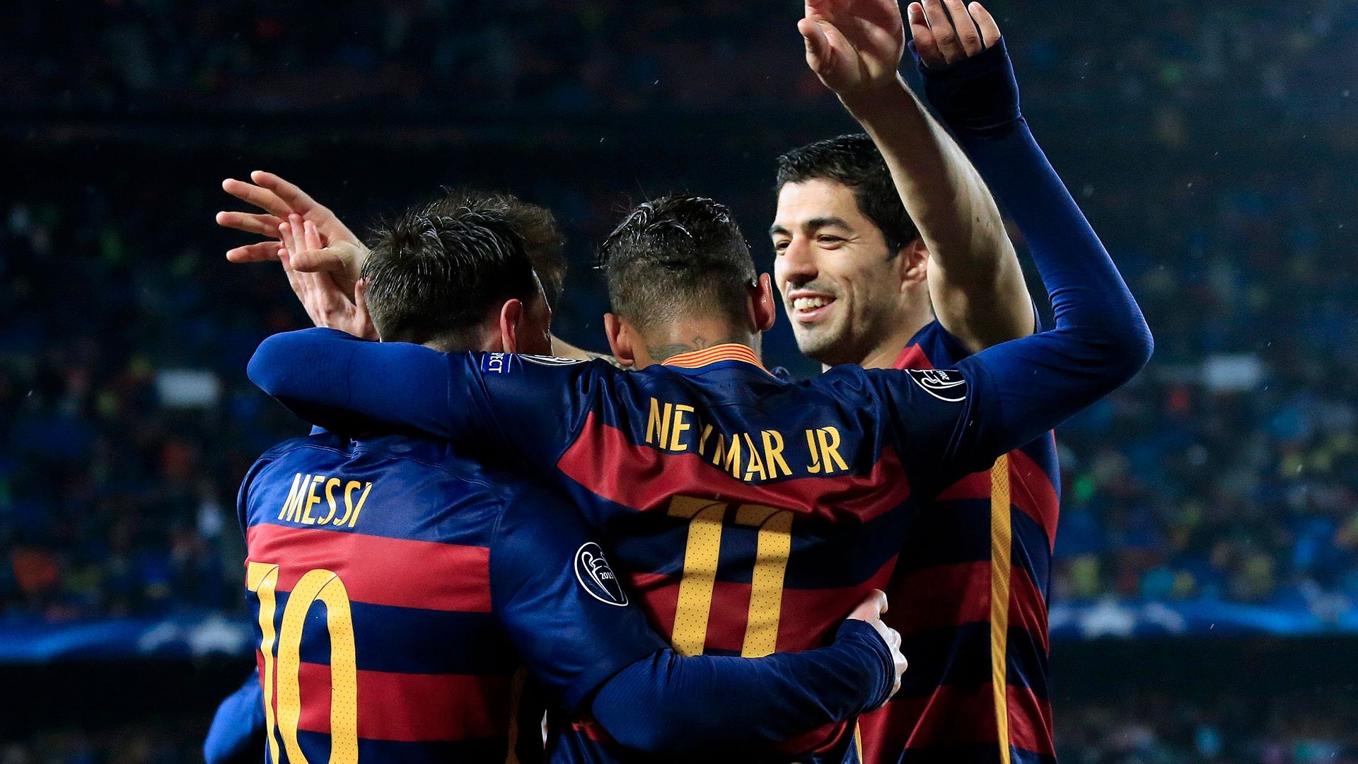 Messi Neymar Suarez Barcelona Arsenal Champions League 16032016