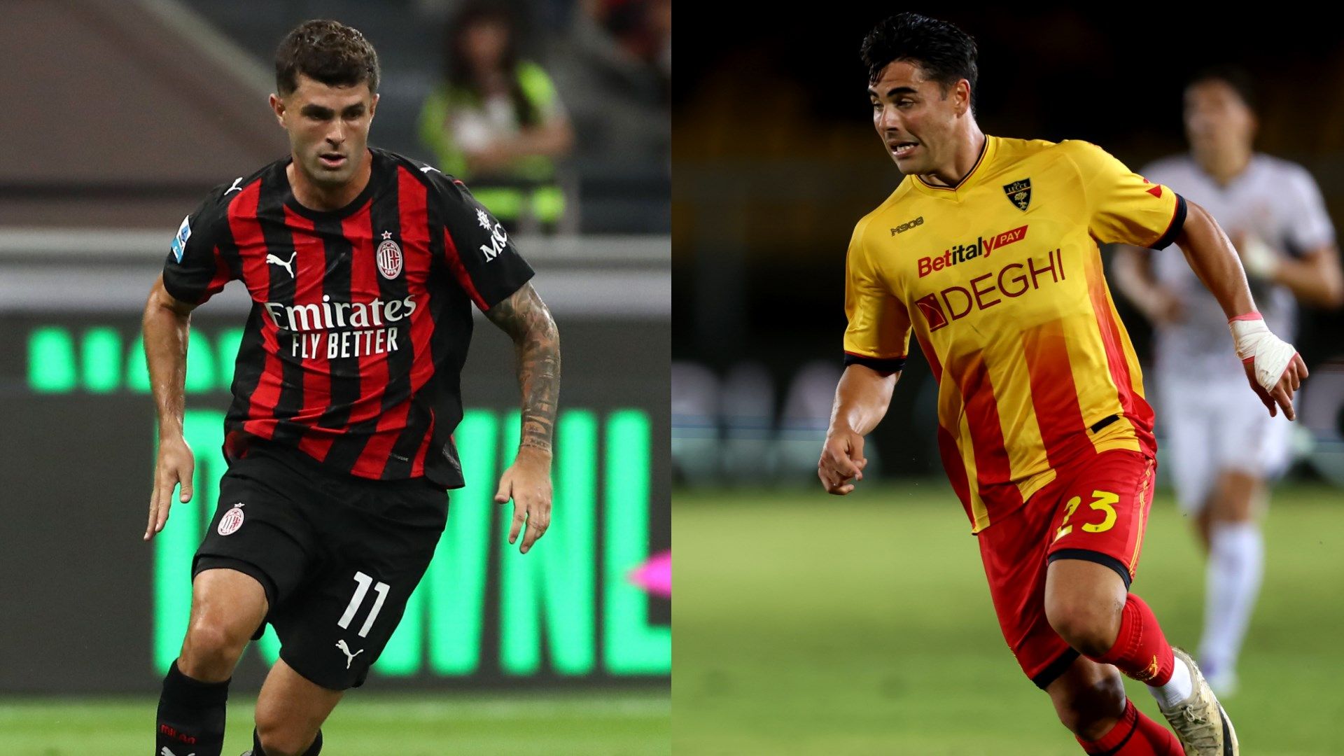 Pulisic Sottil Milan Lecce