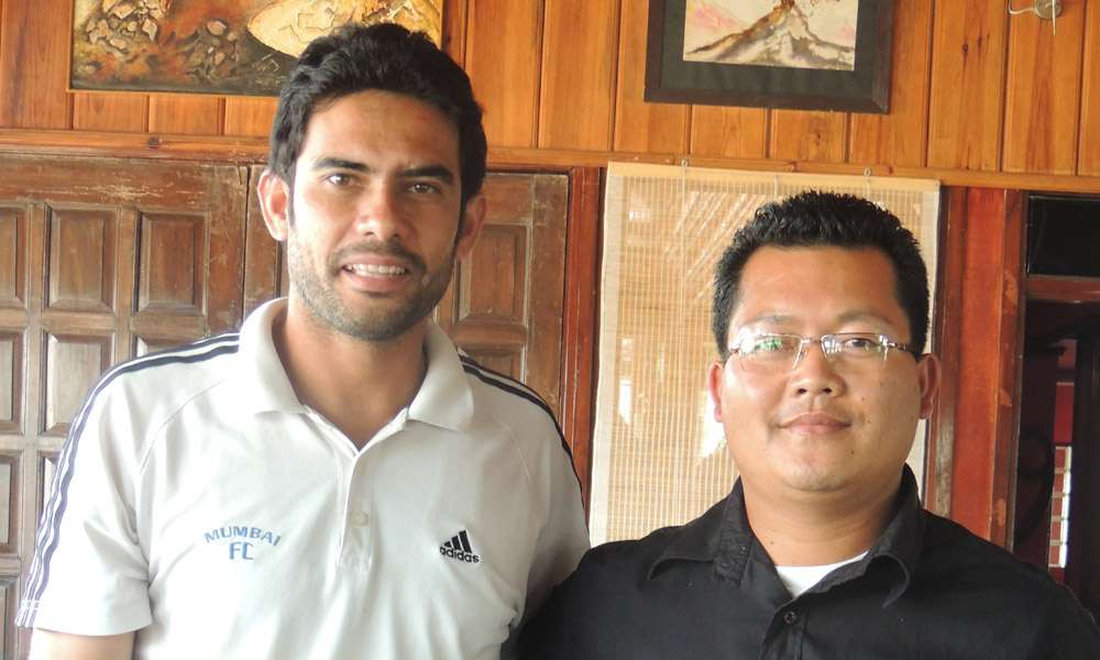 Khalid Jamil Thangboi Singto Shillong Lajong FC vs Mumbai FC I-League