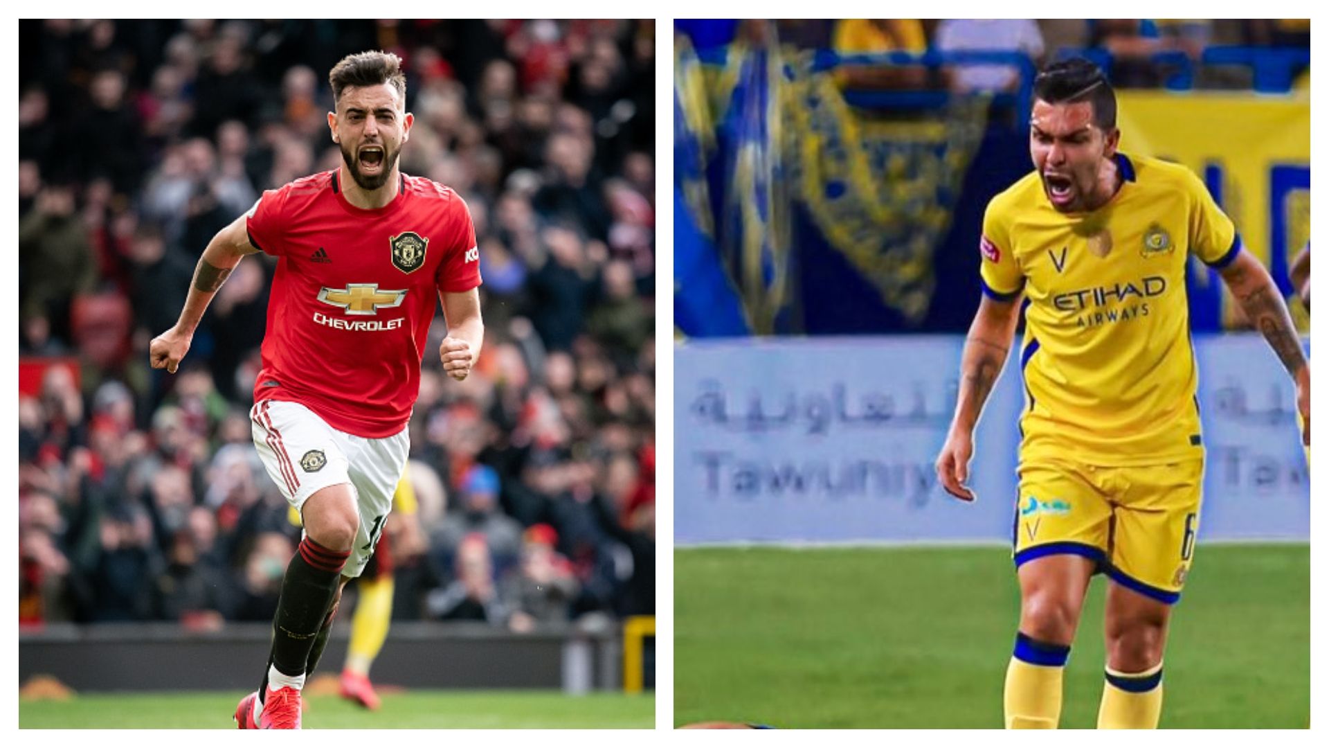 Petros Matheus - Bruno Fernandes - nassr - Manchester United - 17-2-2021