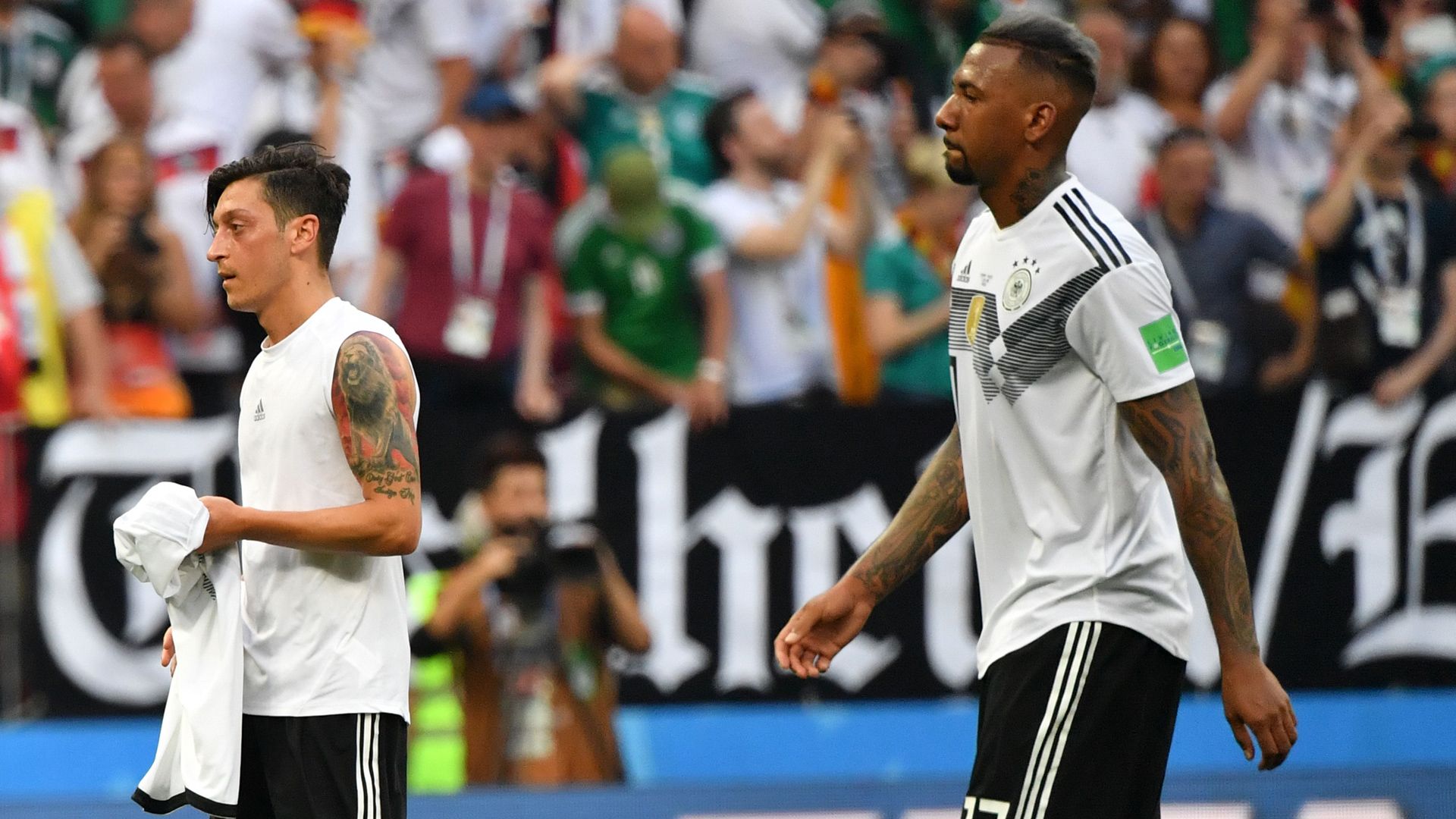 Mesut Özil Jerome Boateng Germany