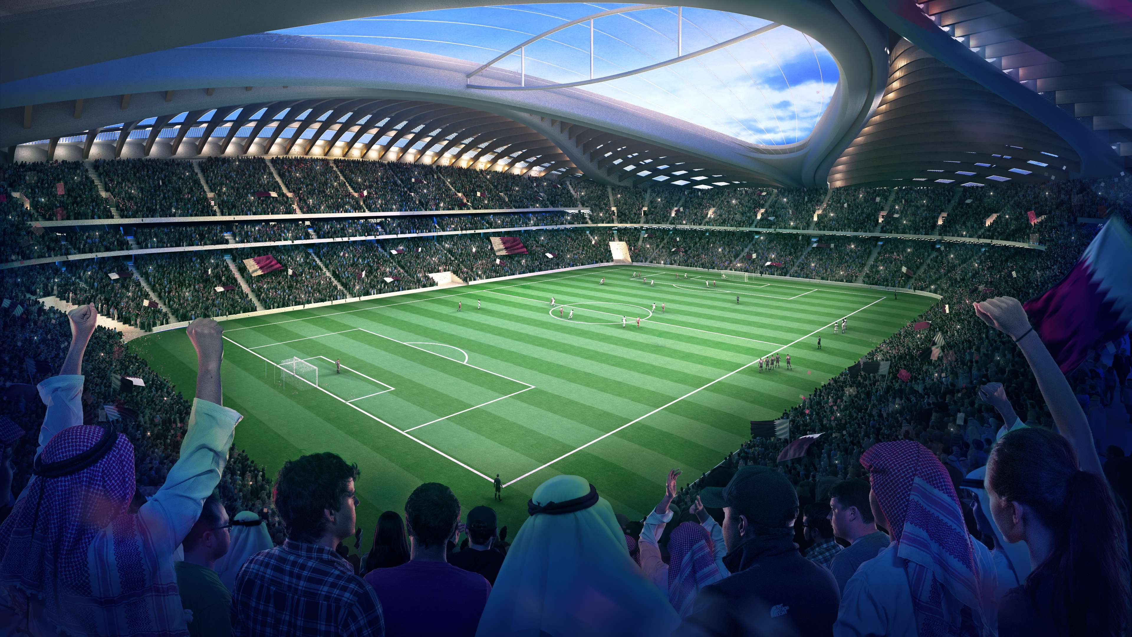 Qatar Stadium relay