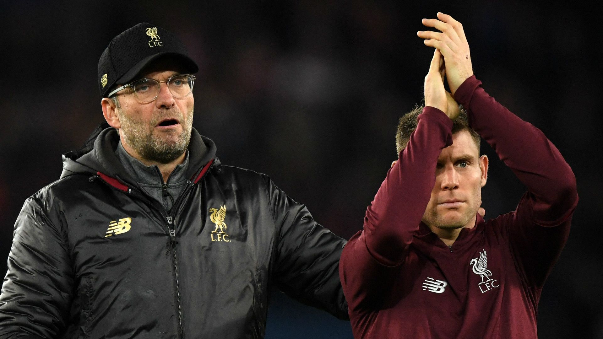 Jurgen Klopp James Milner Liverpool 2018-19