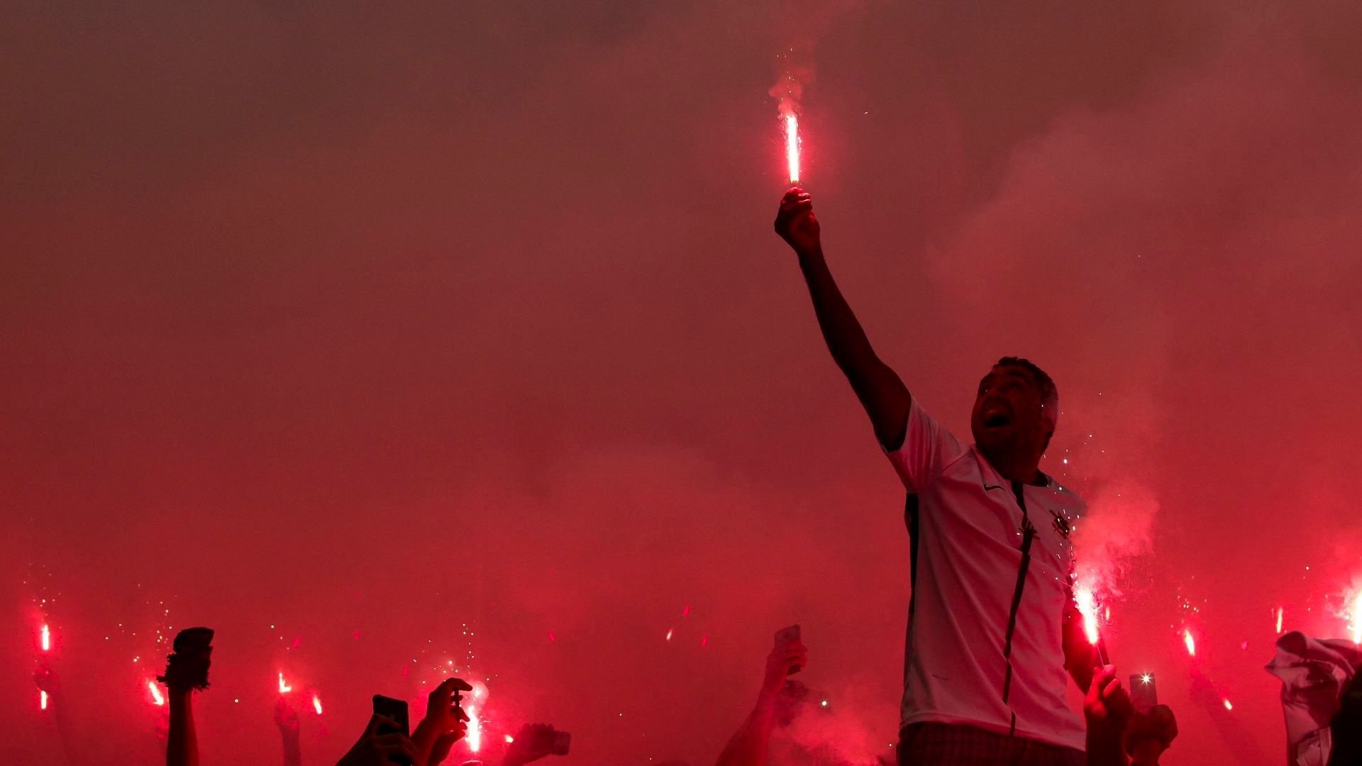 Torcida festa campao Corinthians Fluminense Brasileirao Serie A 15112017