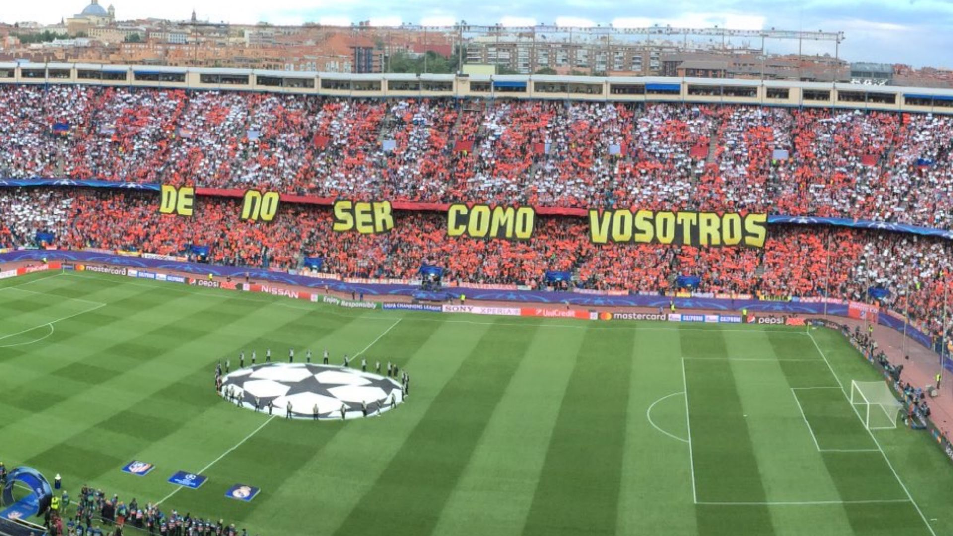 Atletico Madrid tifo