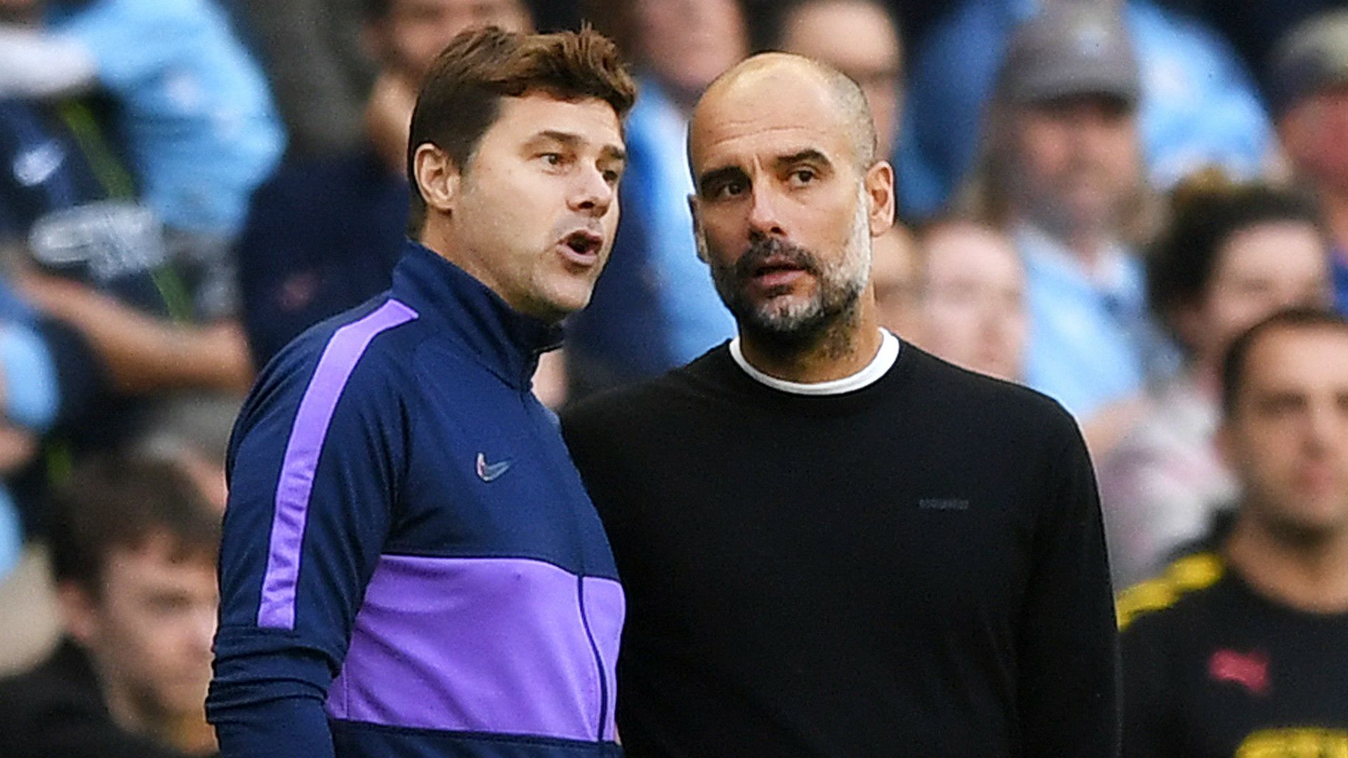Mauricio Pochettino Pep Guardiola Tottenham Manchester City 2019-20