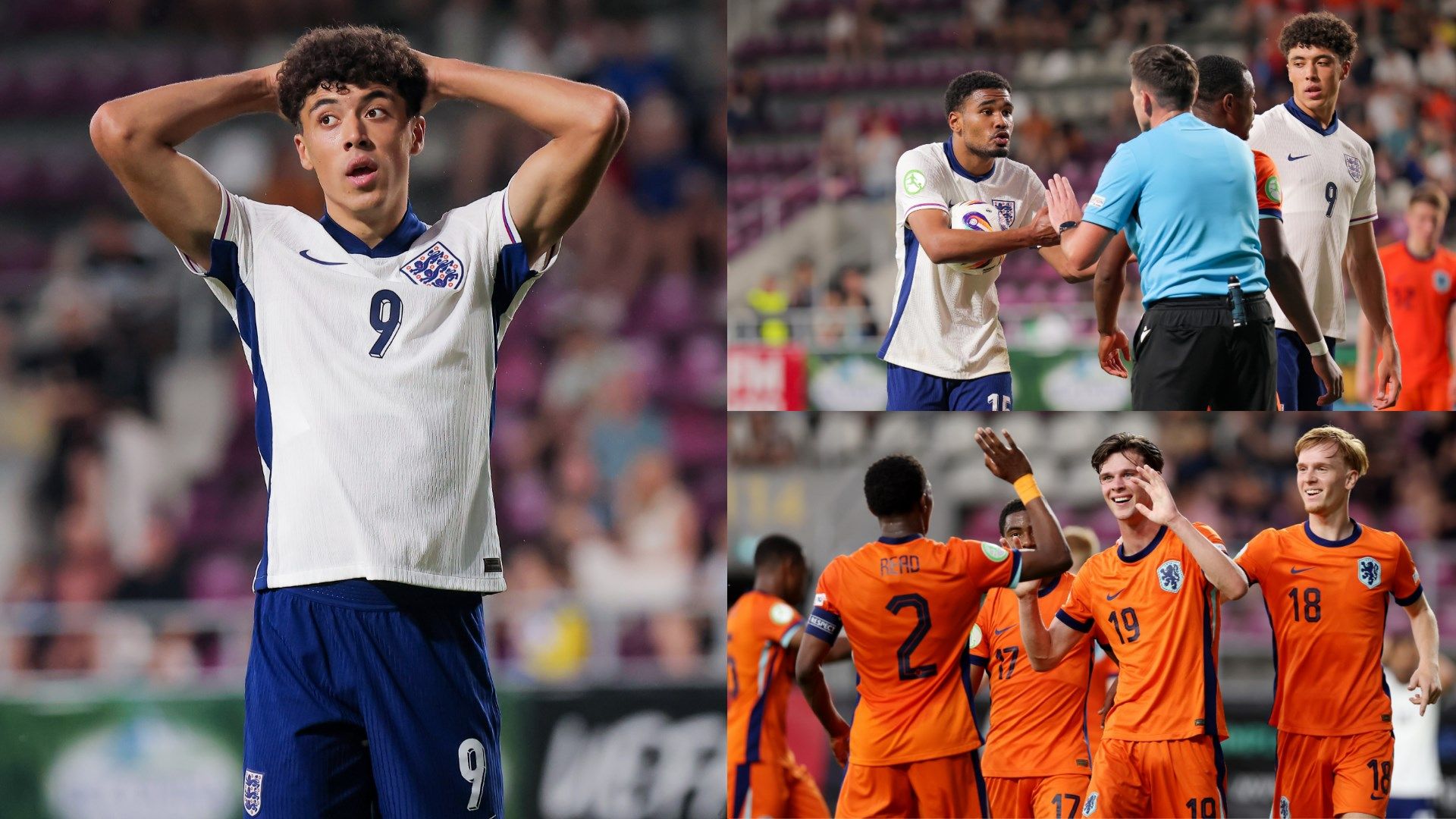 England U19 Netherland U19 Euros