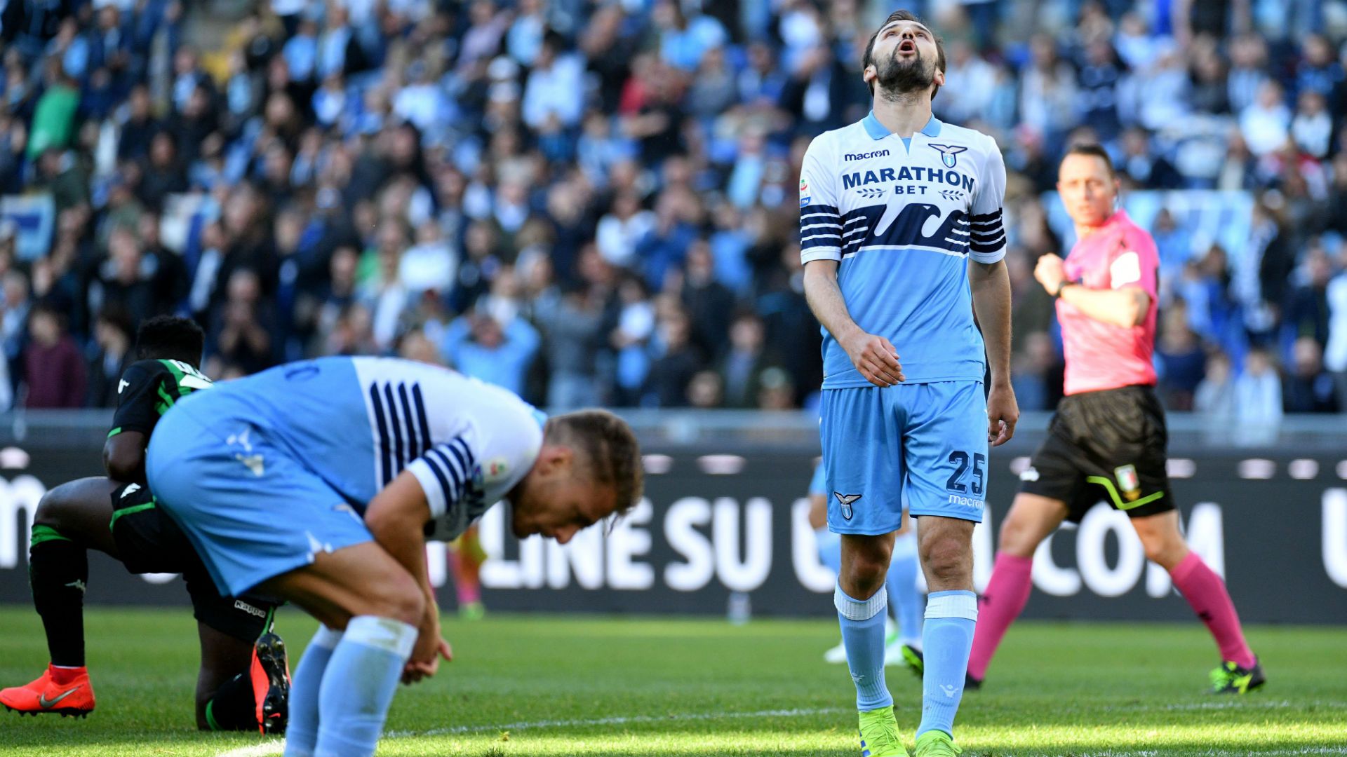 Milan Badelj Ciro Immobile Lazio Sassuolo Serie A