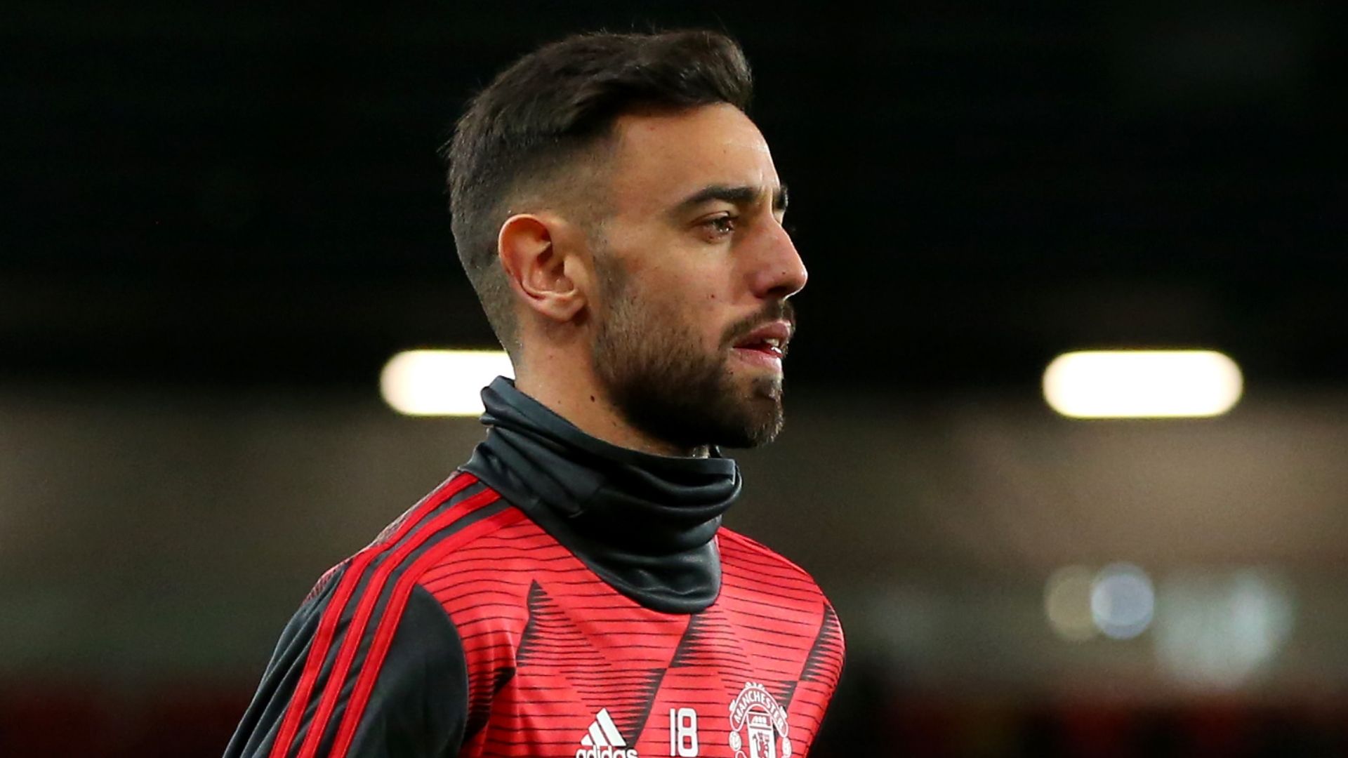 Bruno Fernandes, Man Utd training