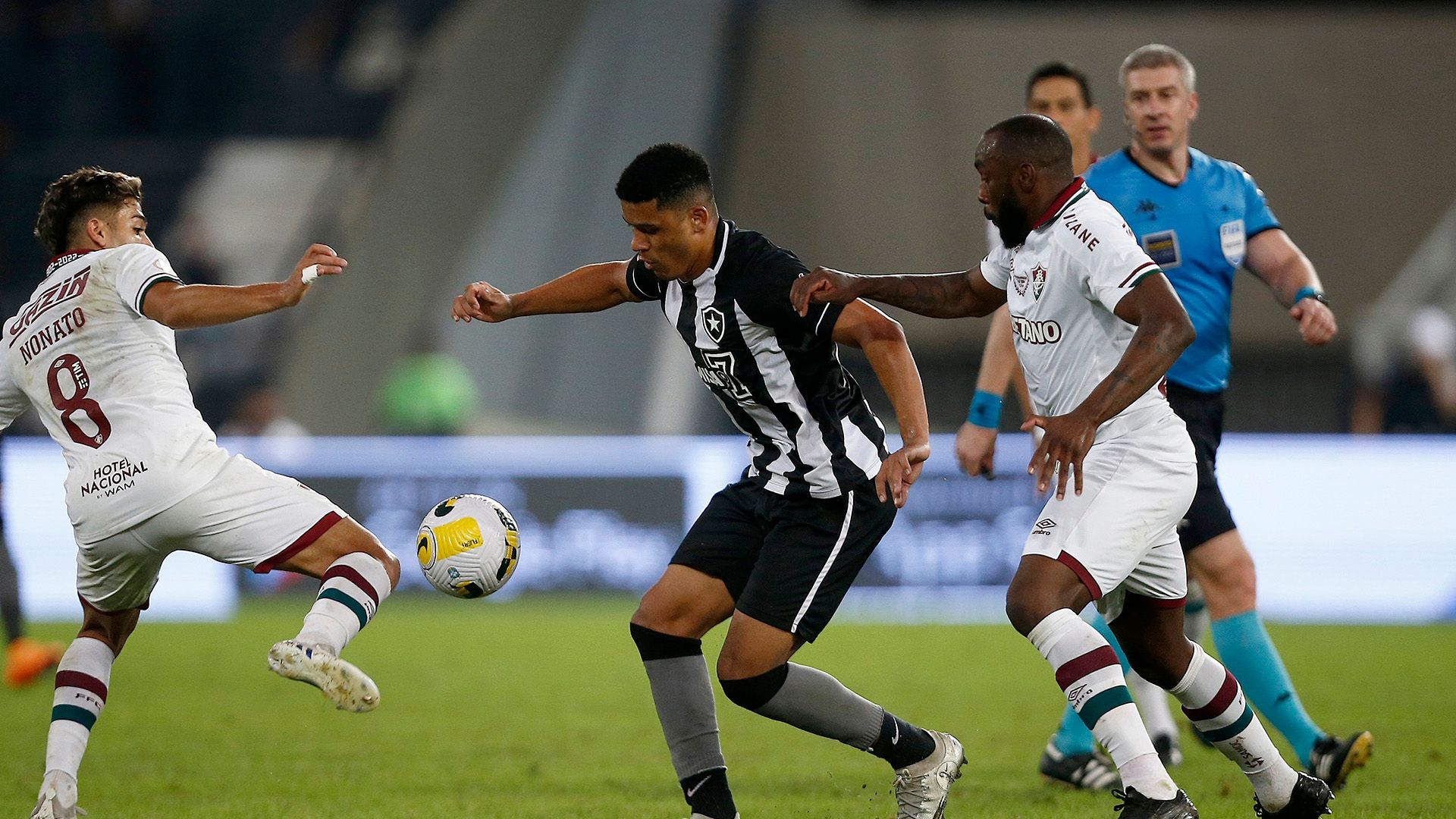 Vinícius Lopes, Manoel, Botafogo x Fluminense, Brasileirão, 26062022