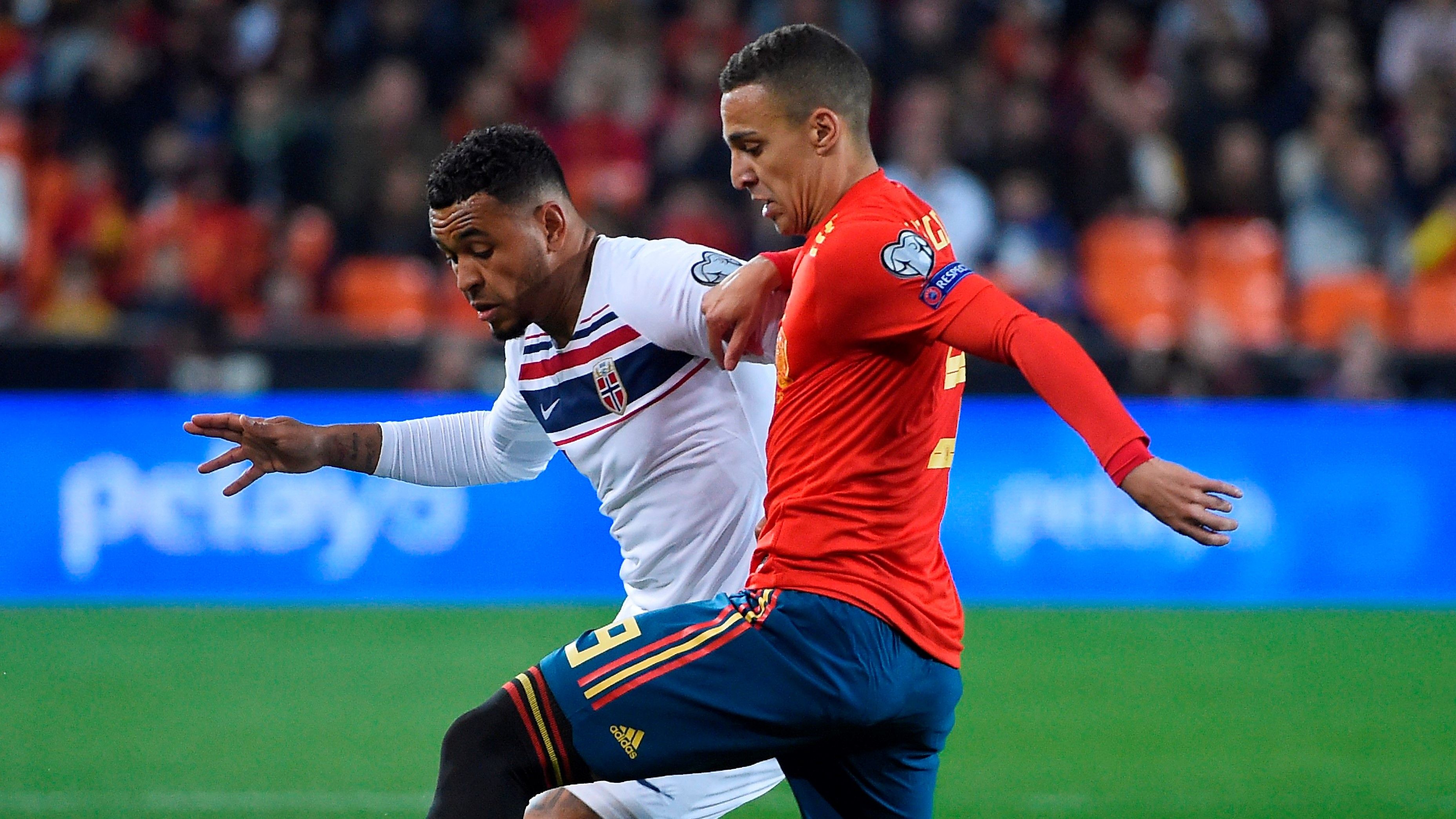 Rodrigo Moreno Joshua King España Noruega Spain Norway EURO 23032019