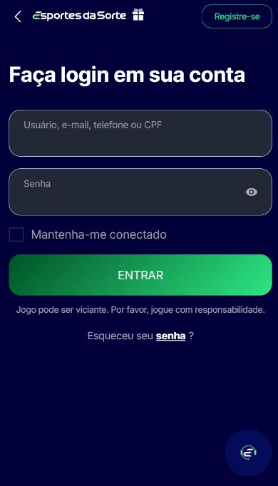 Esportes da Sorte login