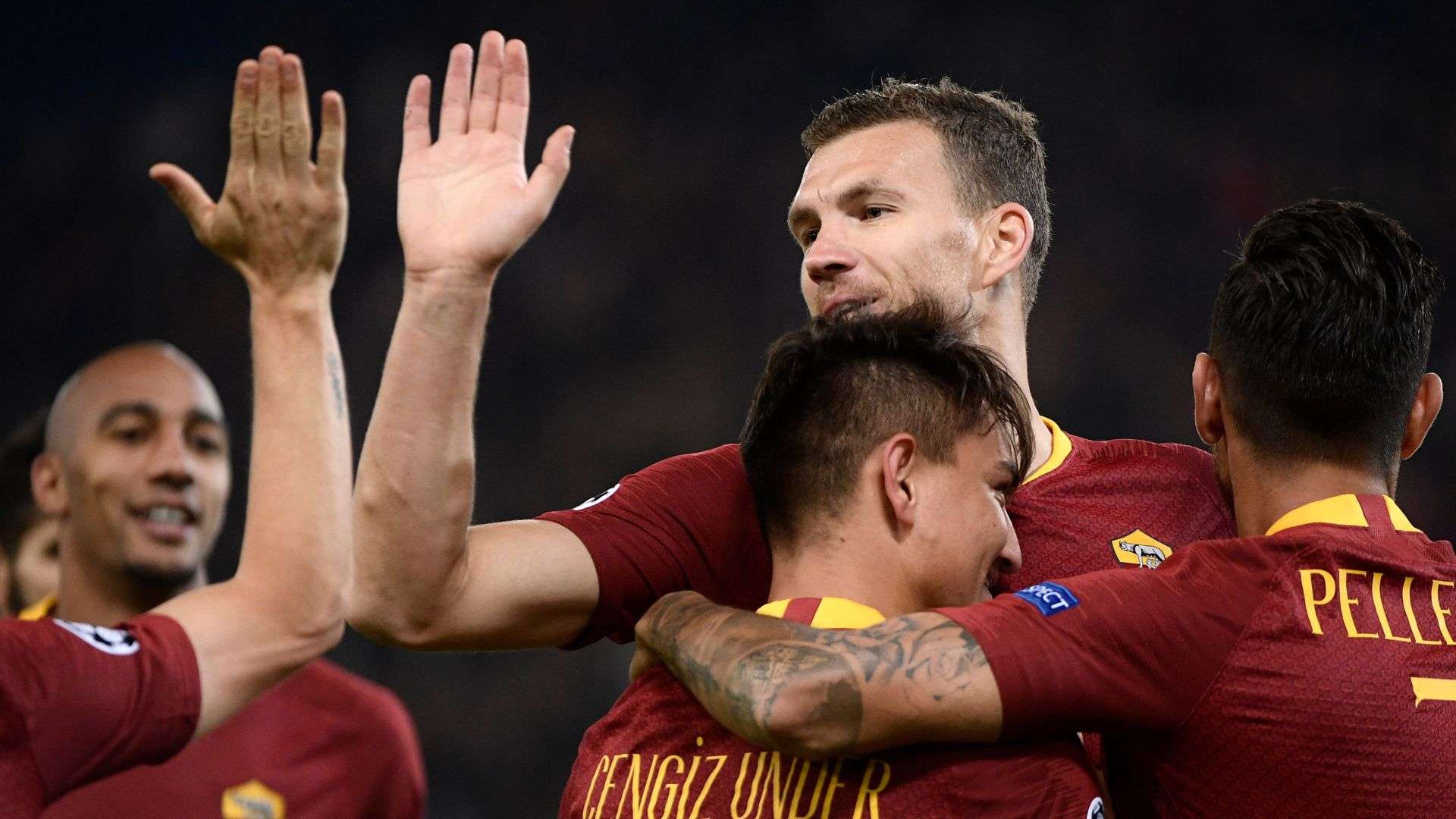 Edin Dzeko Cengiz Under Roma CSKA Moscow