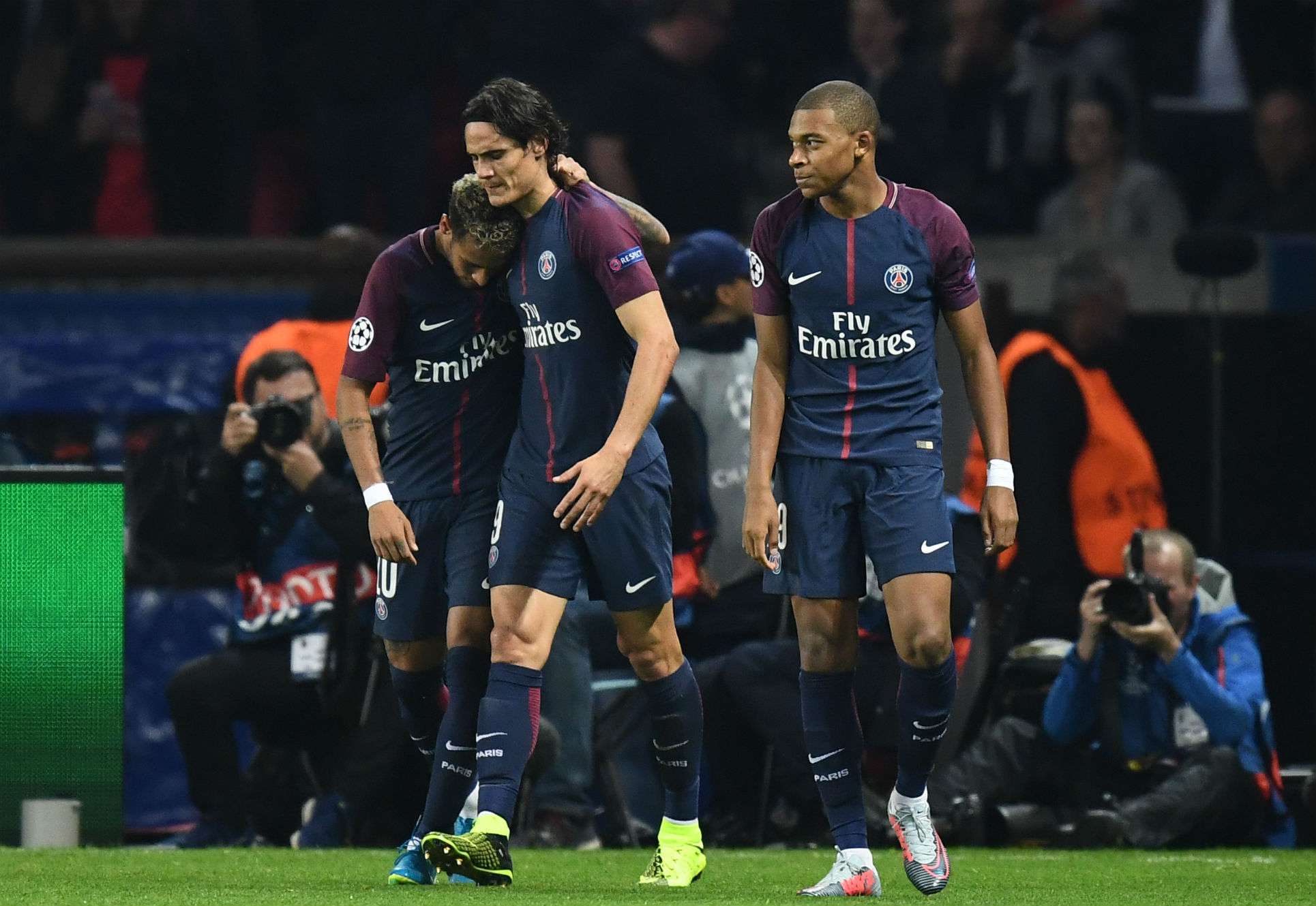 Neymar Cavani Mbappe PSG Bayern