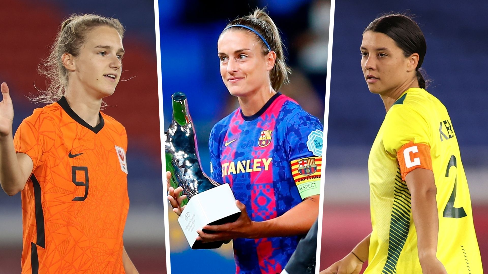 Vivianne Miedema Alexia Putellas Sam Kerr split