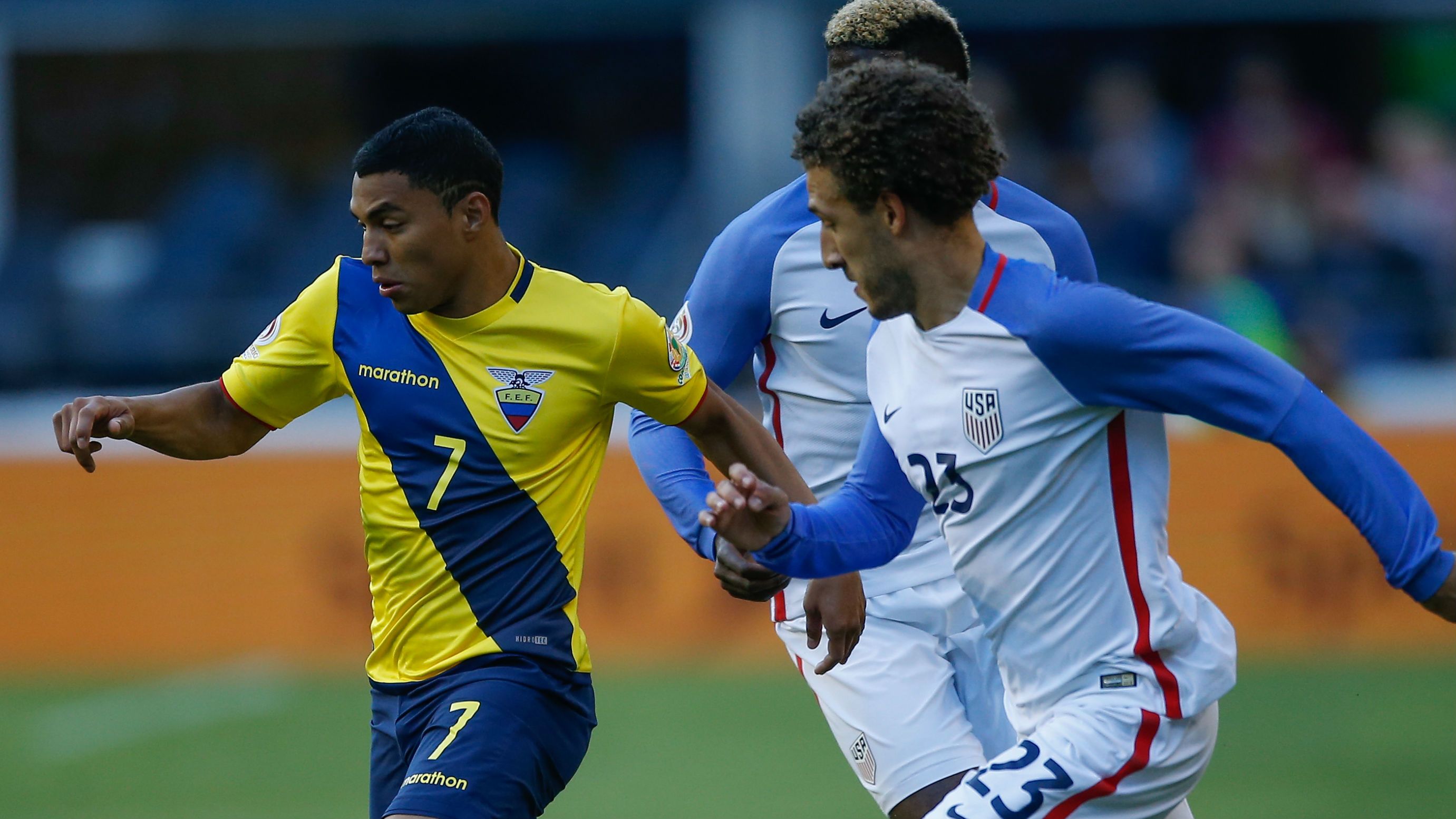 Jefferson Montero Fabian Johnson Ecuador USA 06162016