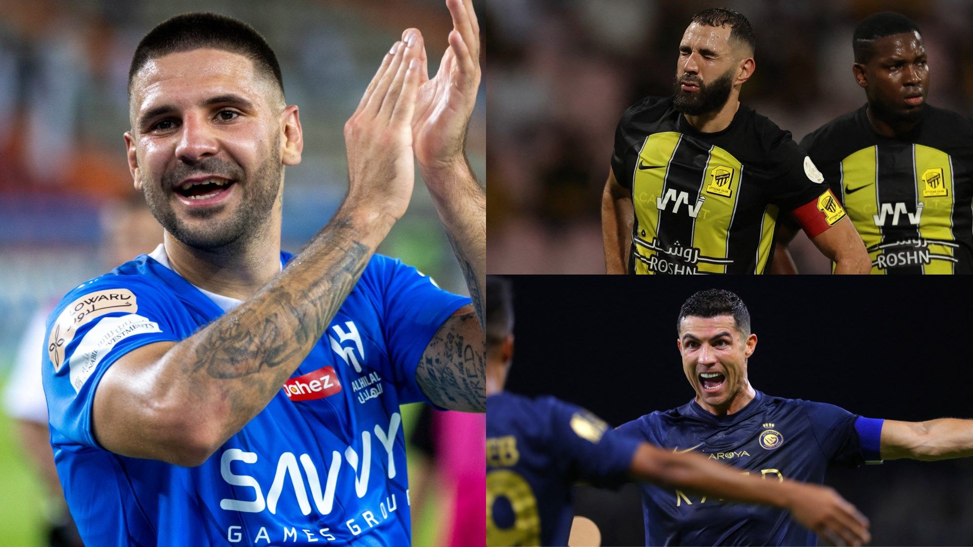 Mitrovic Benzema Ronaldo GFX