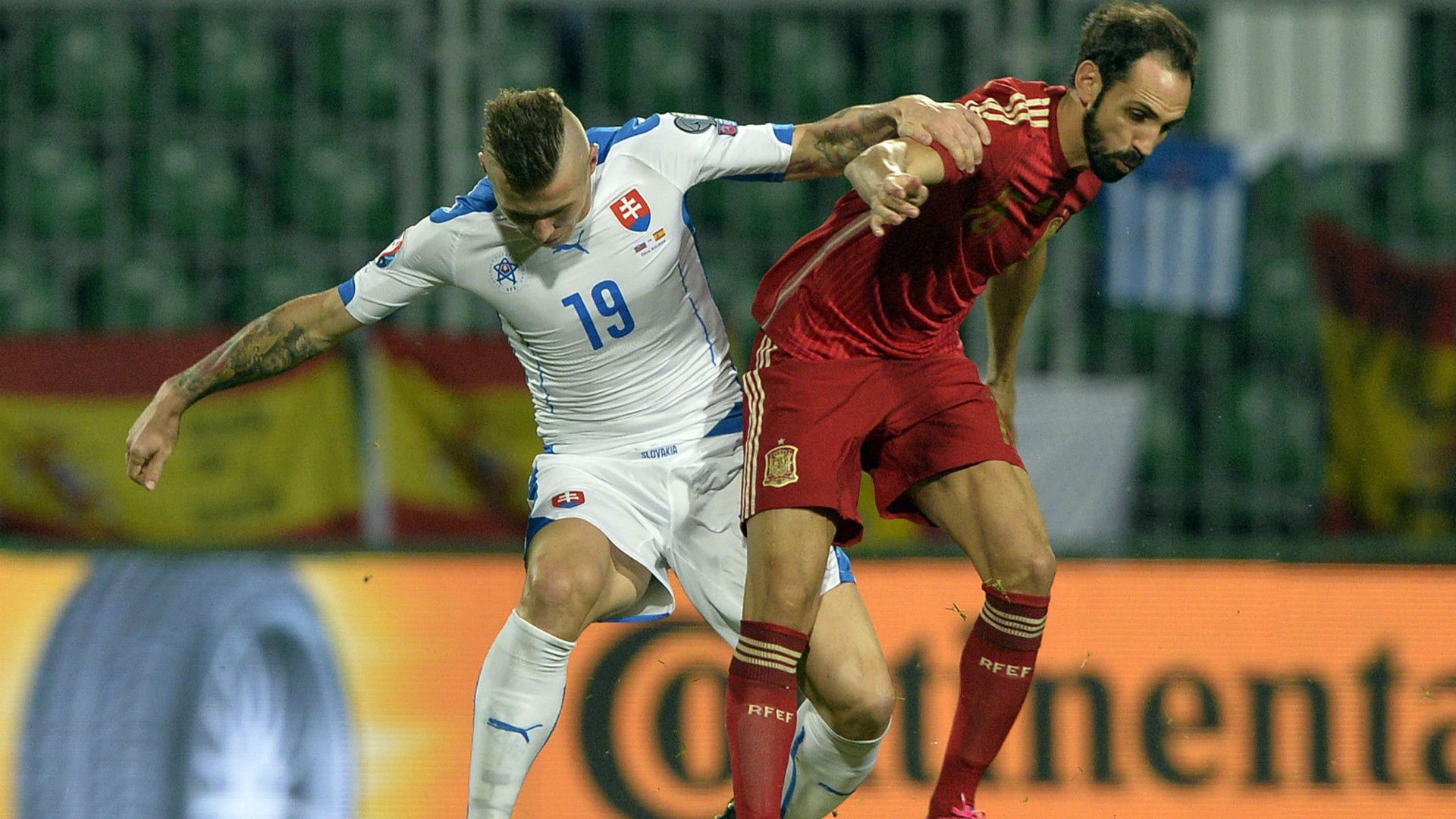 Juanfran Kucka Slovakia Spain EURO 2016 Qualifier