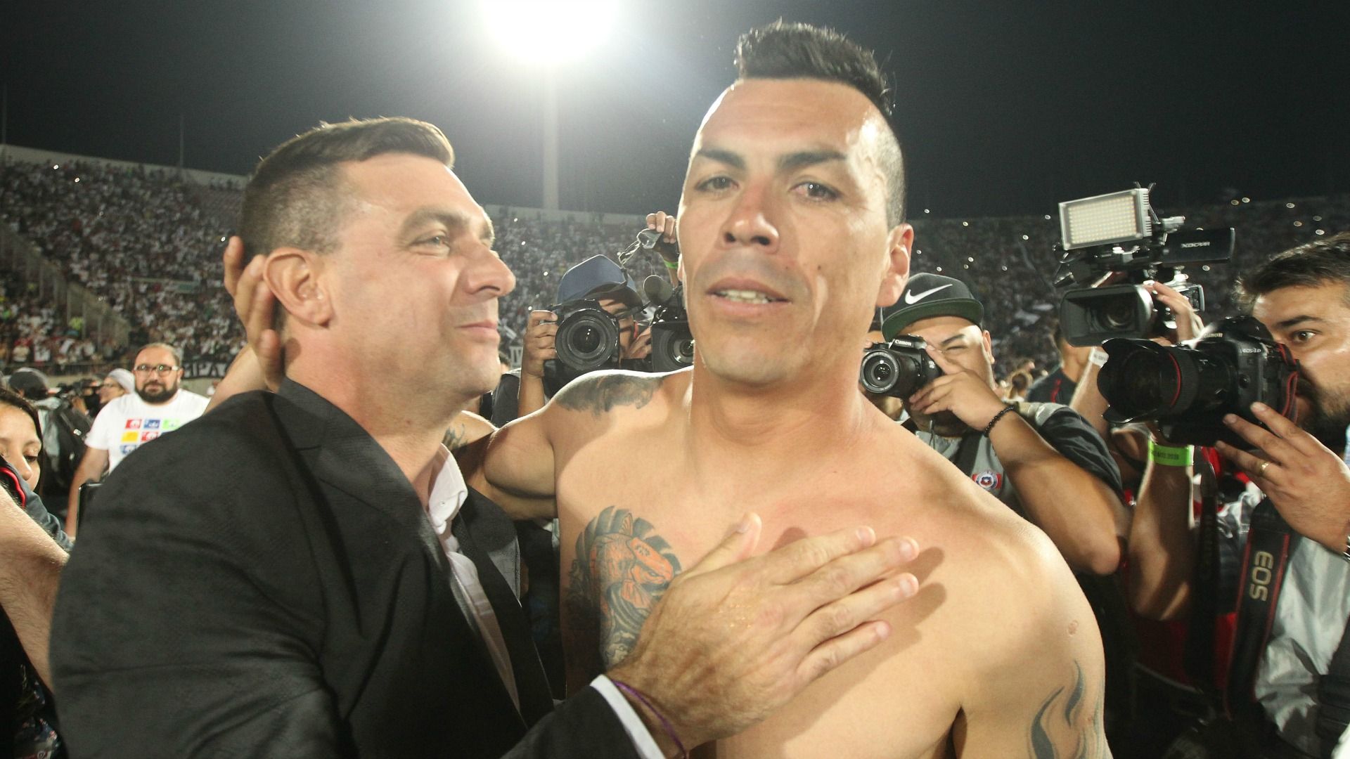 Pablo Guede y Esteban Paredes