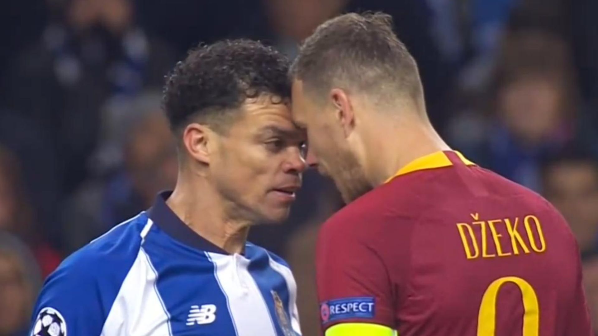 Dzeko Pepe Porto Roma