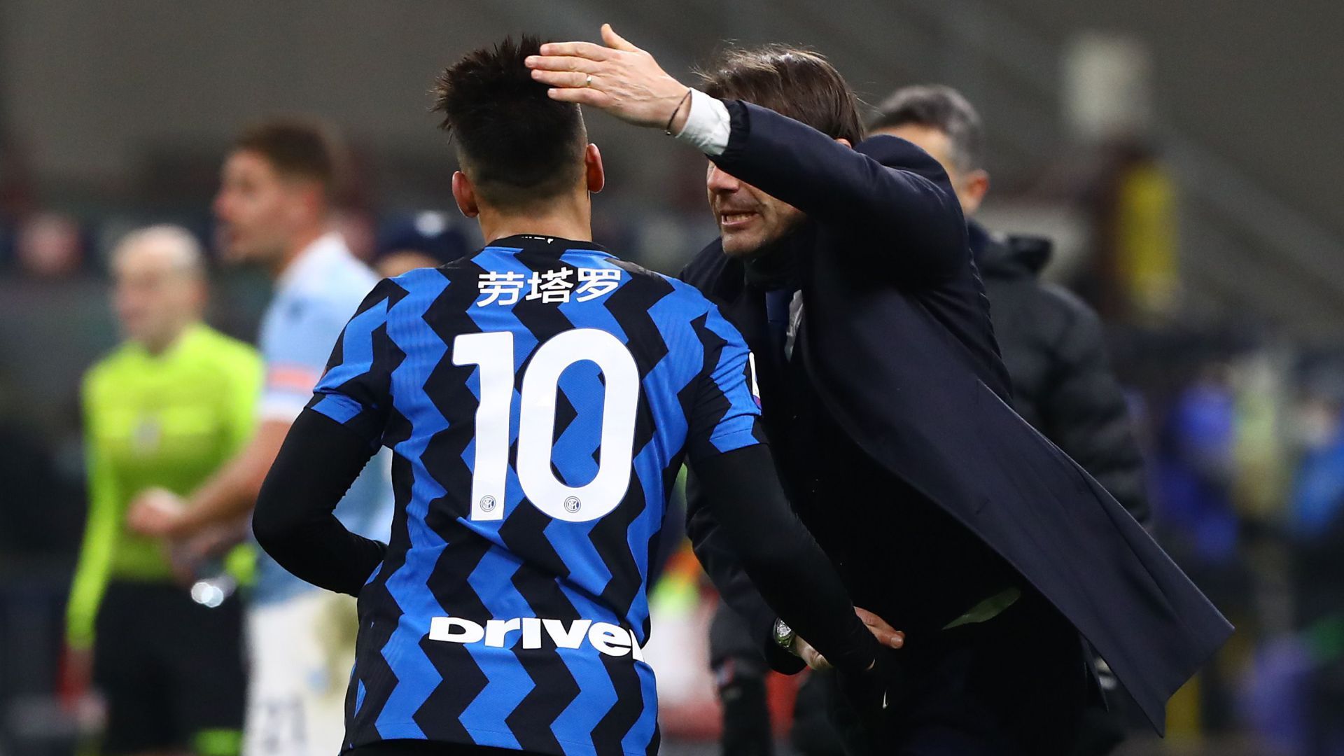 Lautaro Martinez Antonio Conte Inter