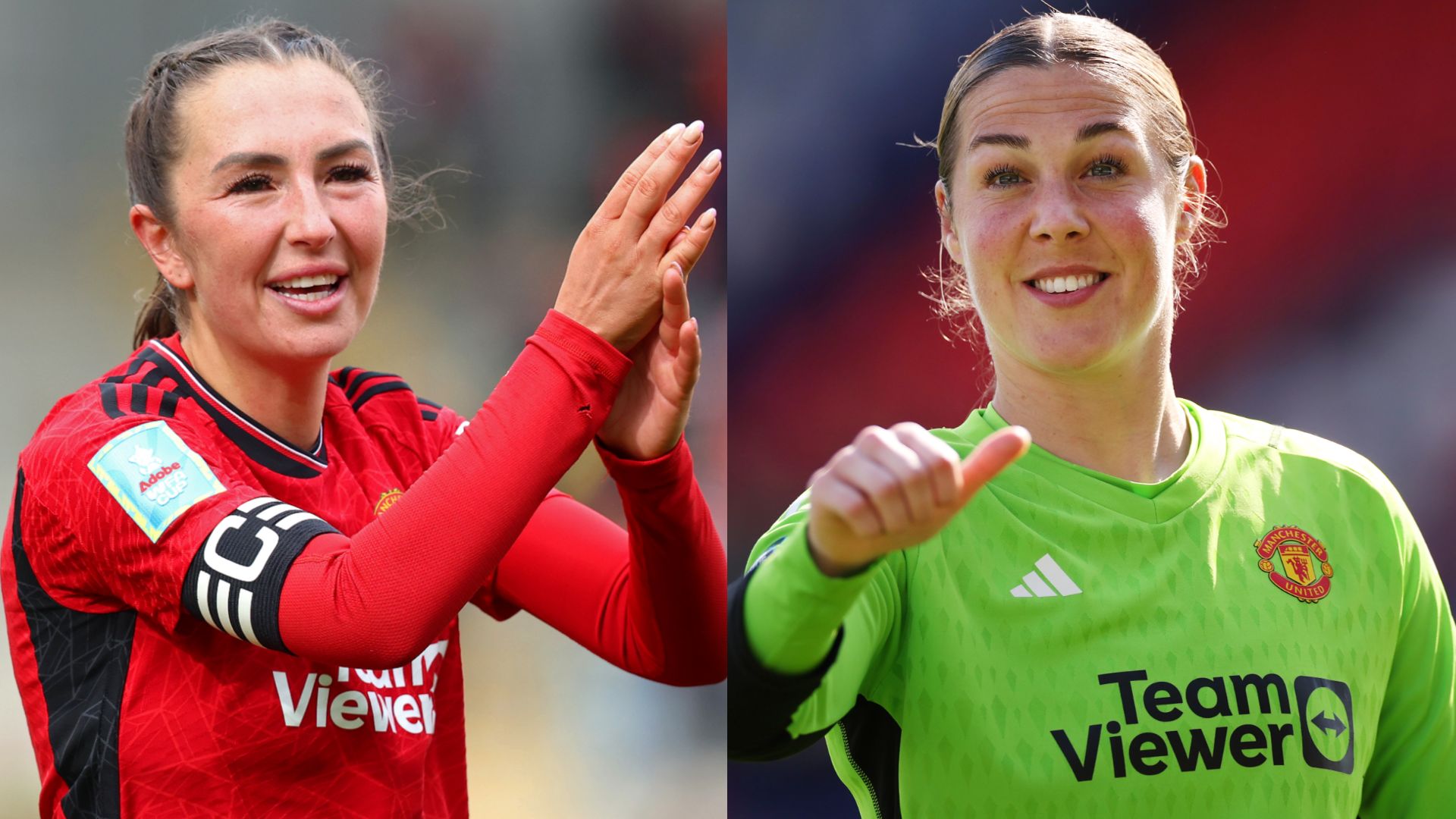 Katie Zelem Mary Earps Manchester United 2024