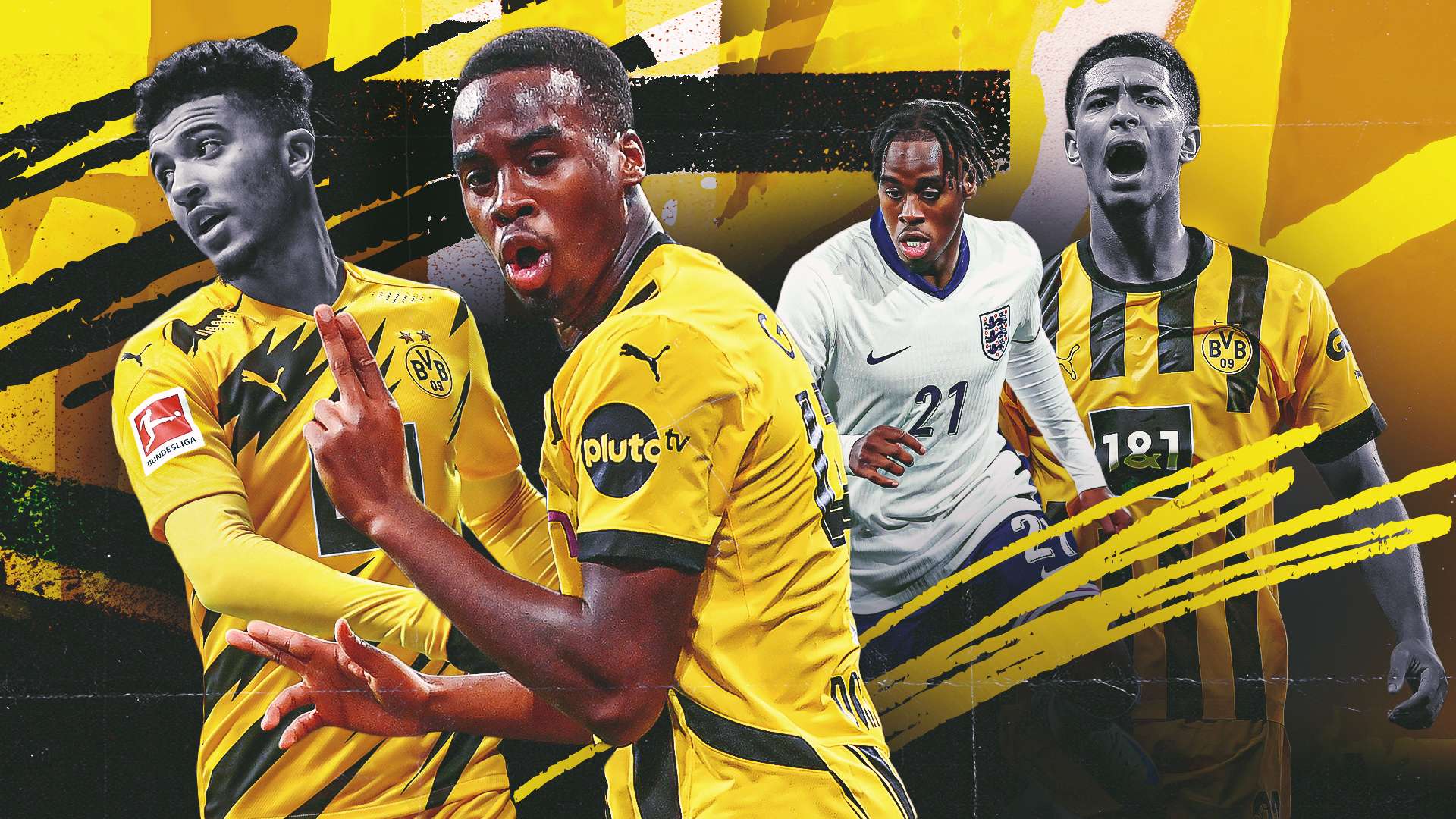 Jamie Gittens Dortmund 2024-25 GFX