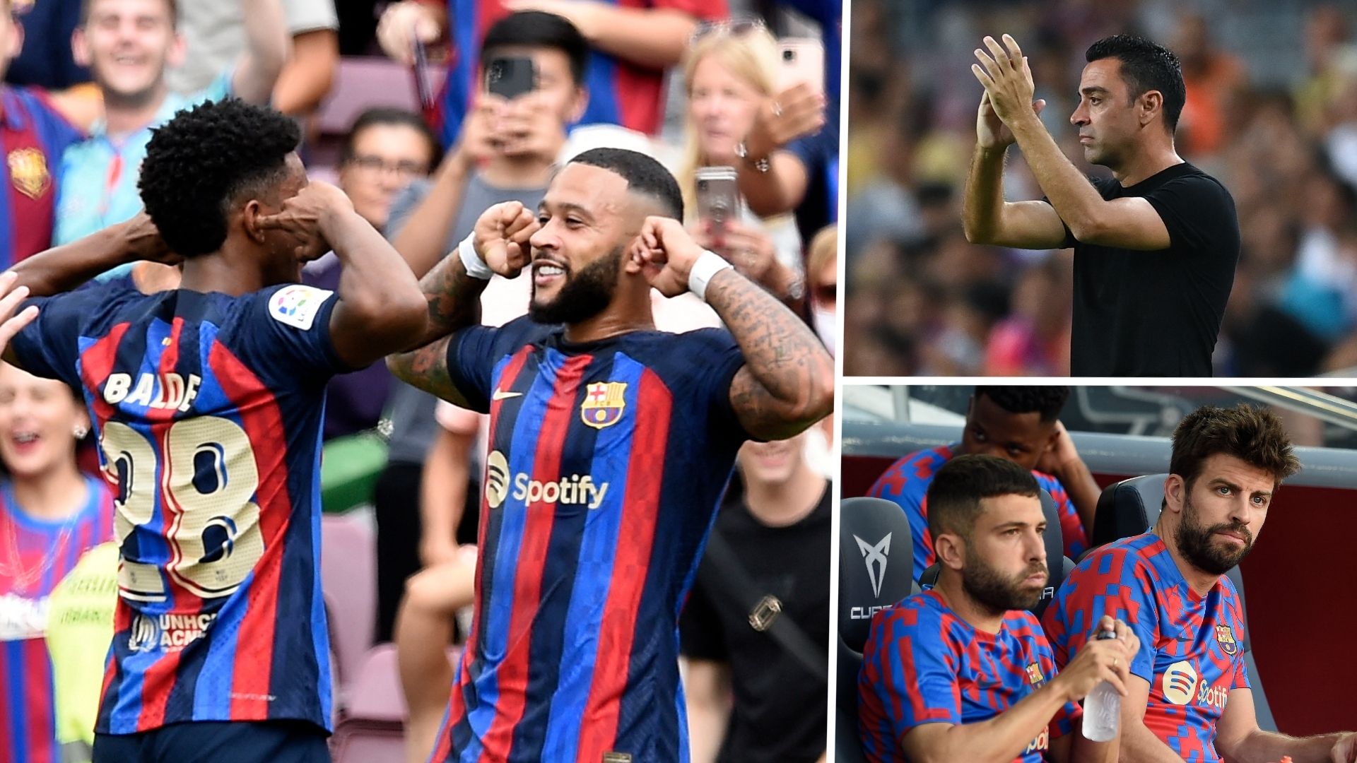 Depay Balde Xavi Pique Alba