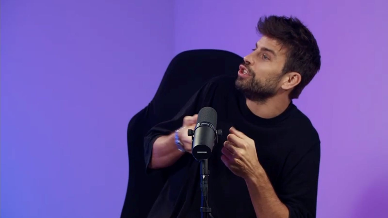 Gerard Piqué en el cana de Ibai Llanos