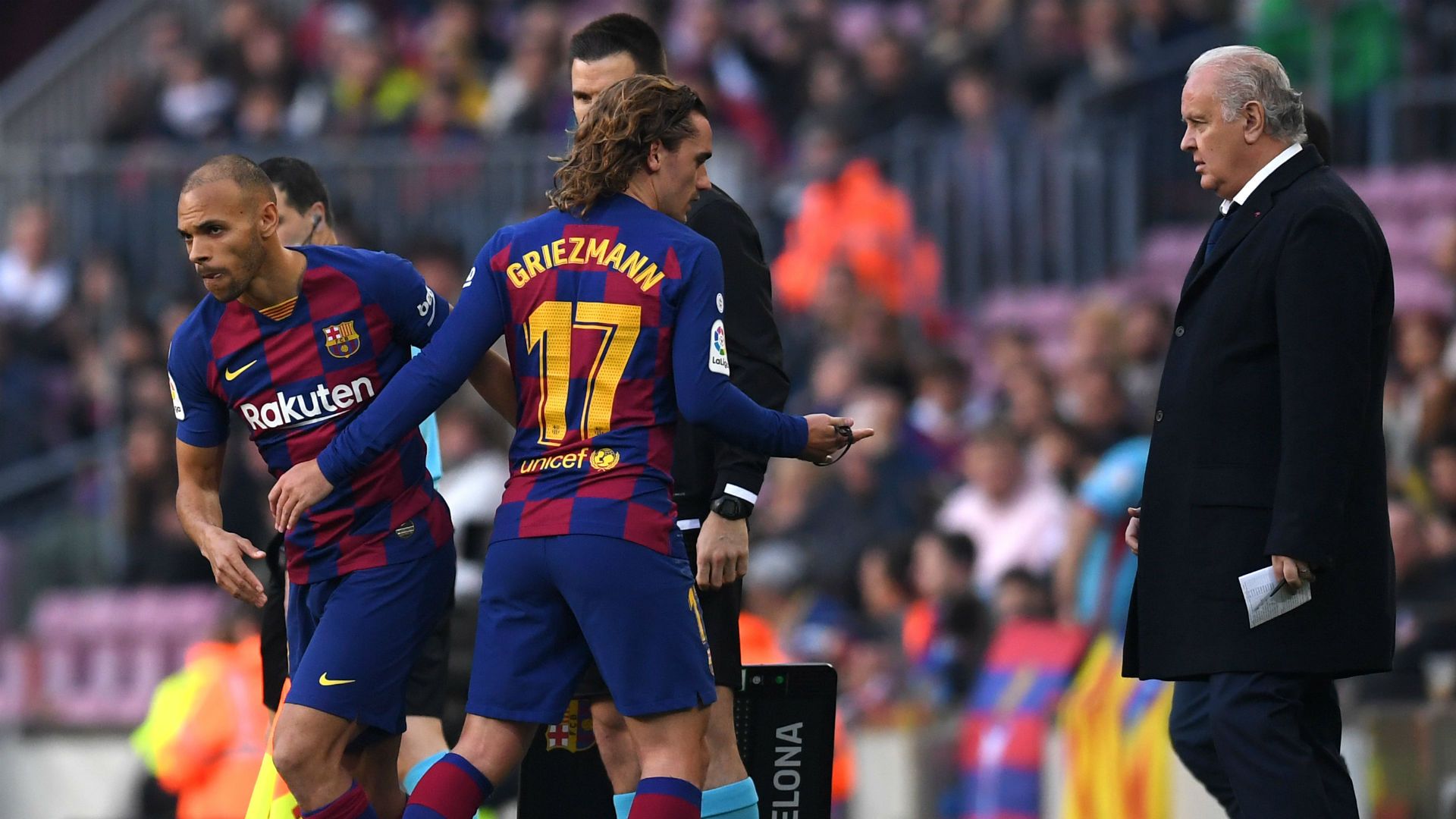 Braithwaite Griezmann Barcelona Eibar LaLiga