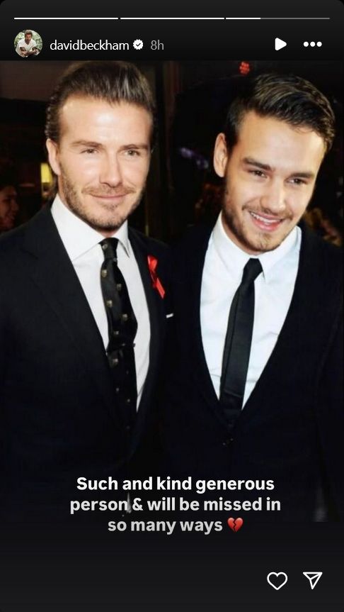 David Beckham Liam Payne