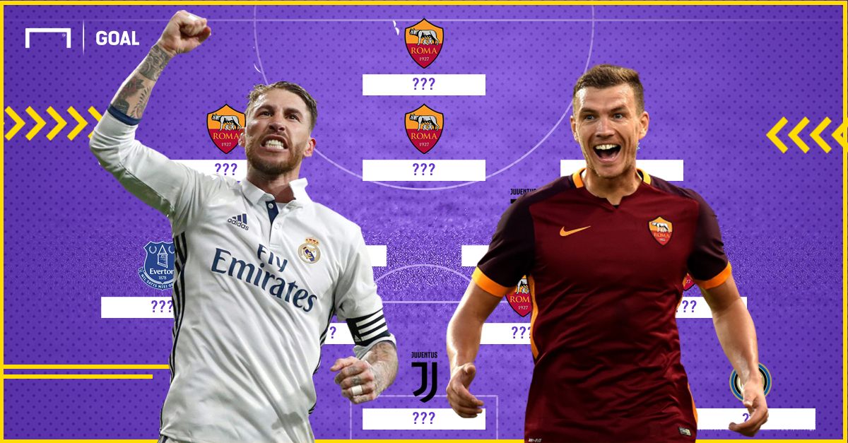 Roma XI vs Real Madrid Champions League 2016