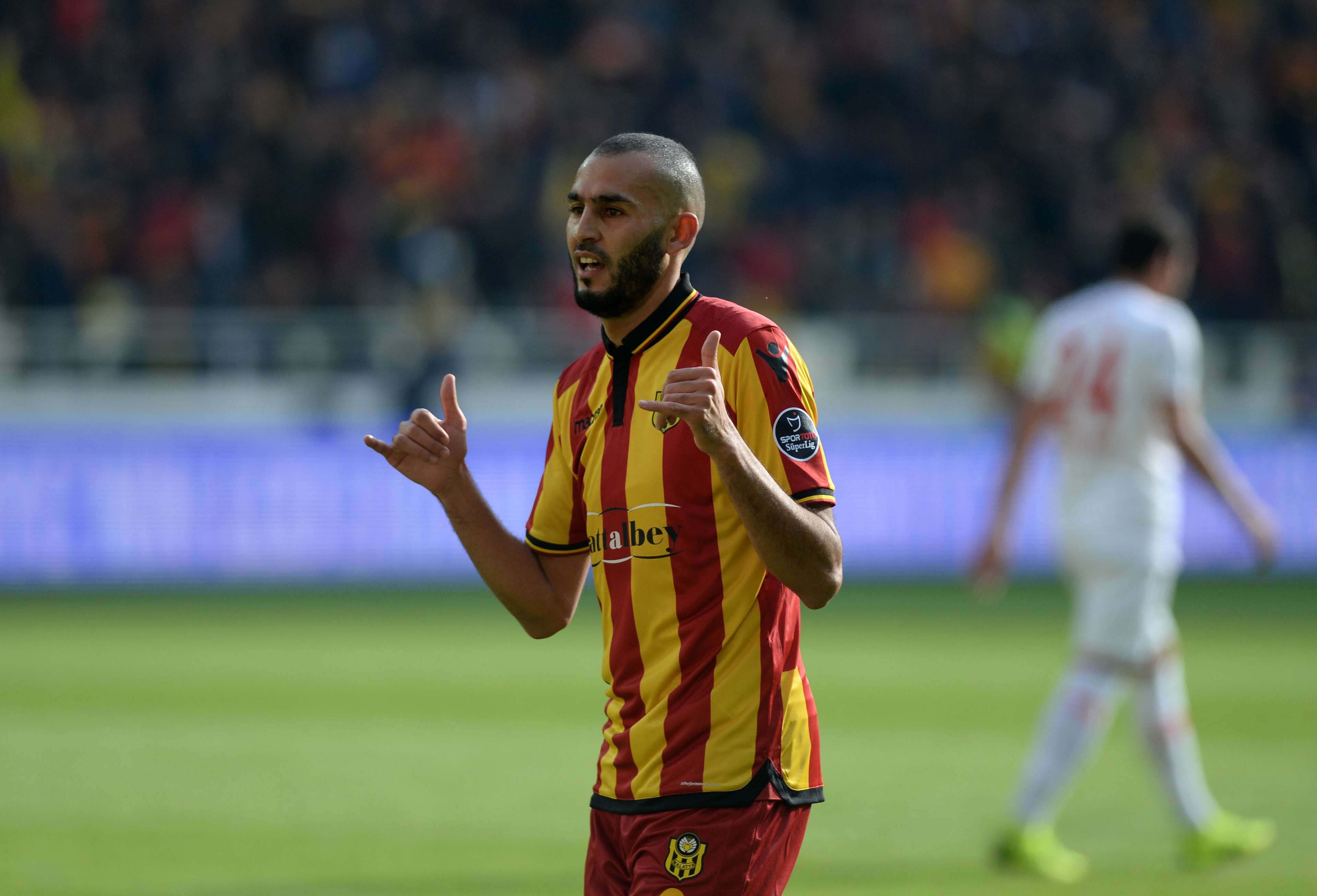 Khalid Boutaib Goal Celebration Yeni Malatyaspor Antalyaspor Turkish Super League 12/16/18