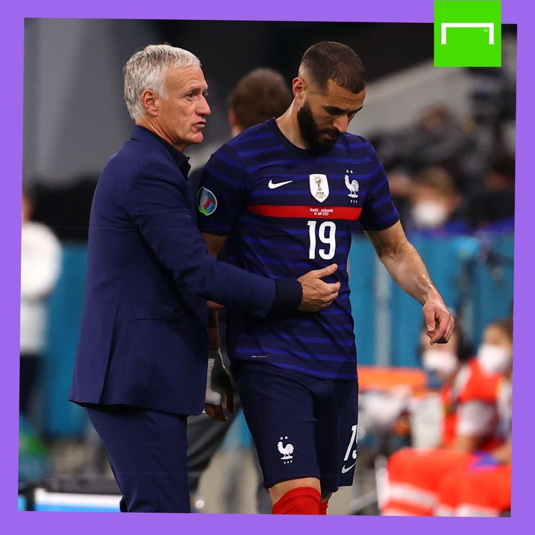 Karim Benzema Didier Deschamps France GFX