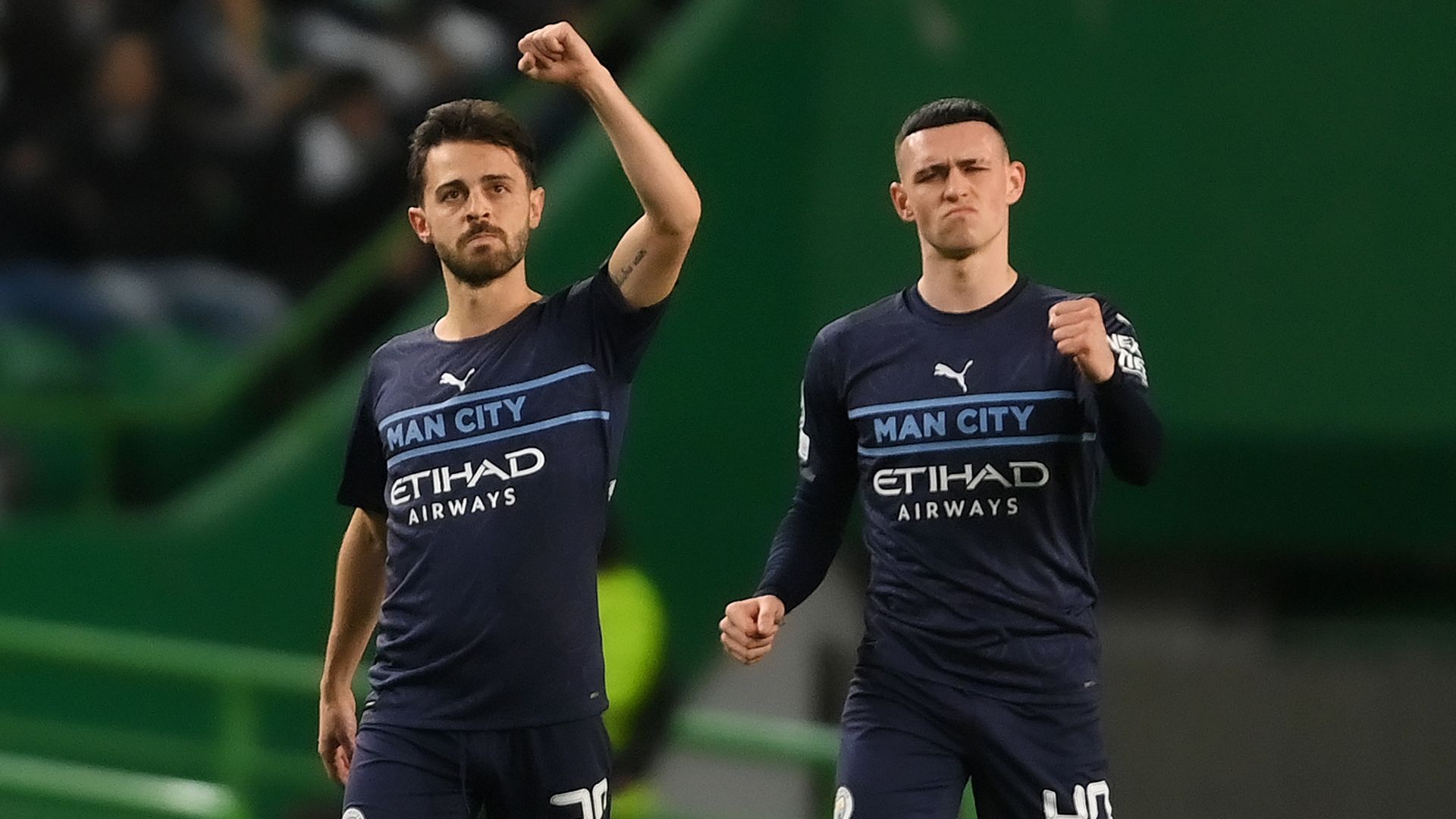 Bernardo Silva, Phil Foden, Man City 2021-22 UCL