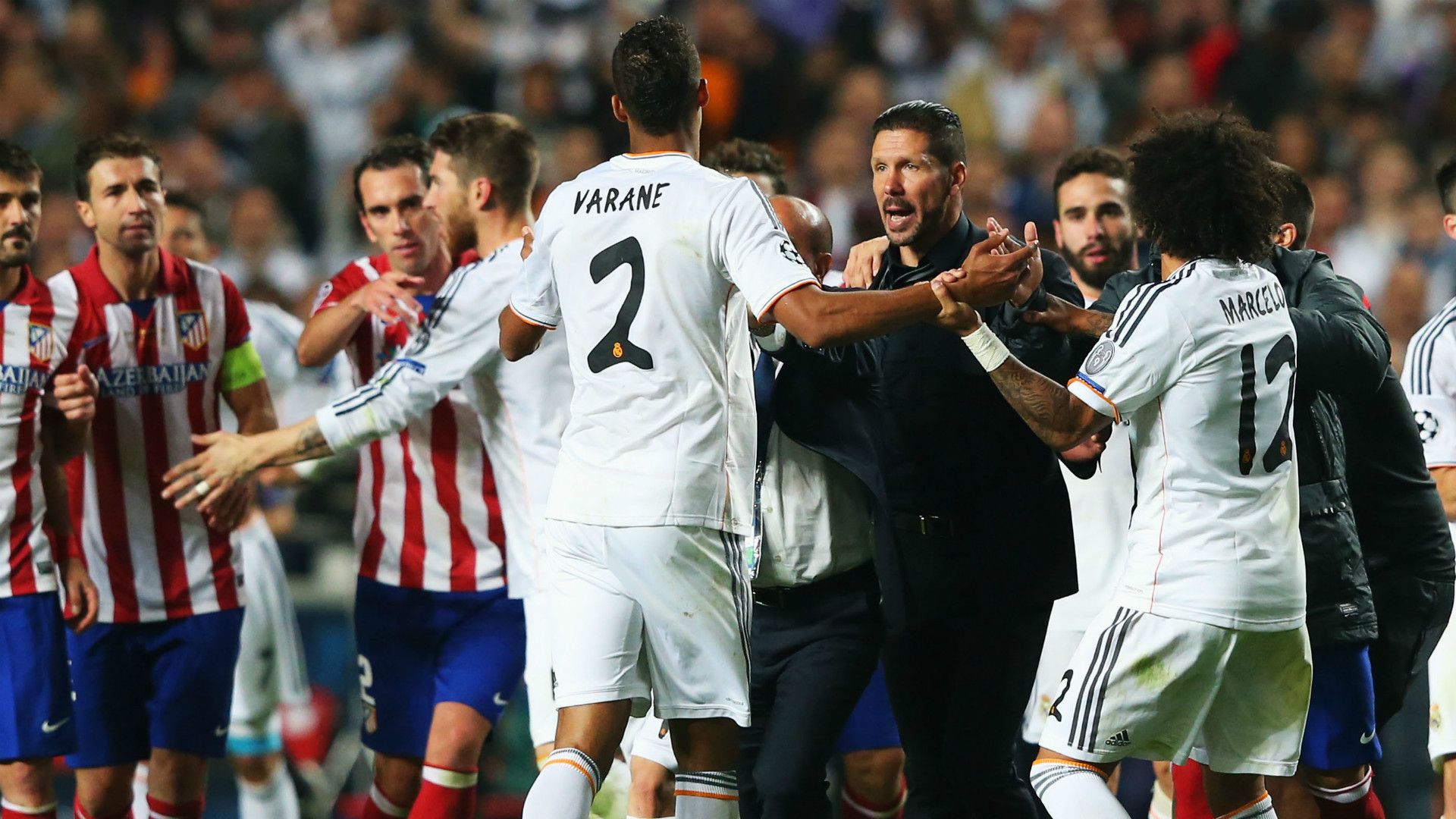 Varane Simeone Champions League 2014
