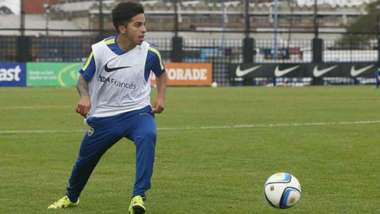 Nahuel Cisneros, juvenil de Boca. 2015