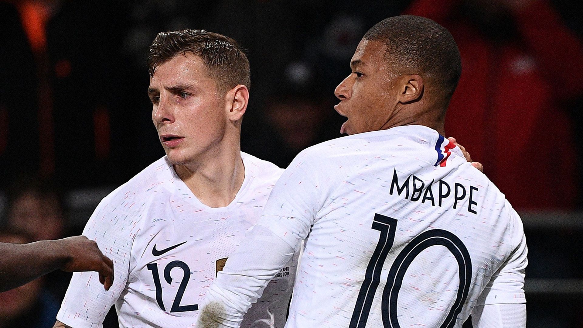 Mbappe Digne France Iceland Friendly 11102018