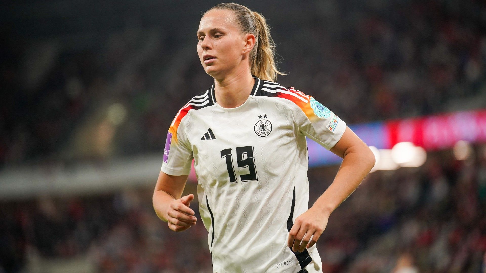 Klara Buehl of Germany looks 