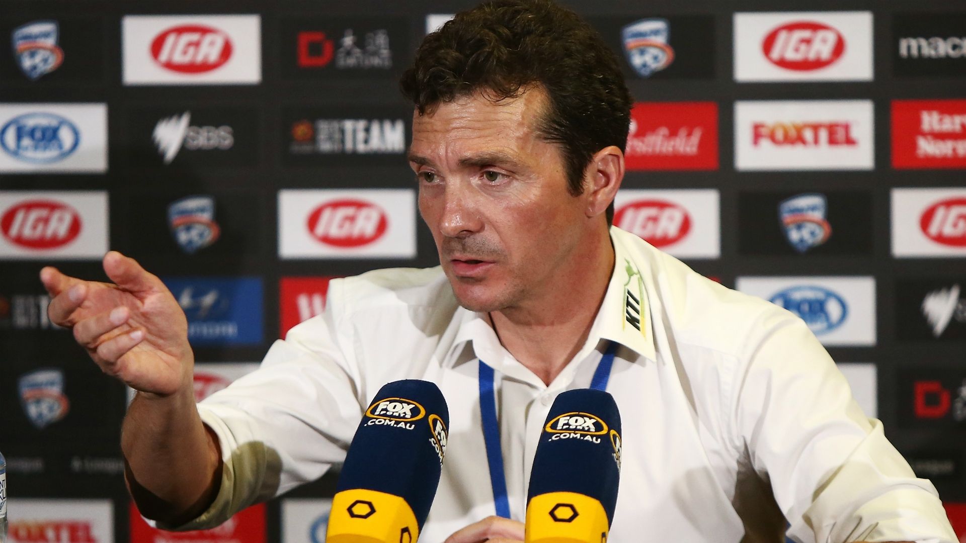 Guillermo Amor Adelaide United v Wellington Phoenix A-League 29012017