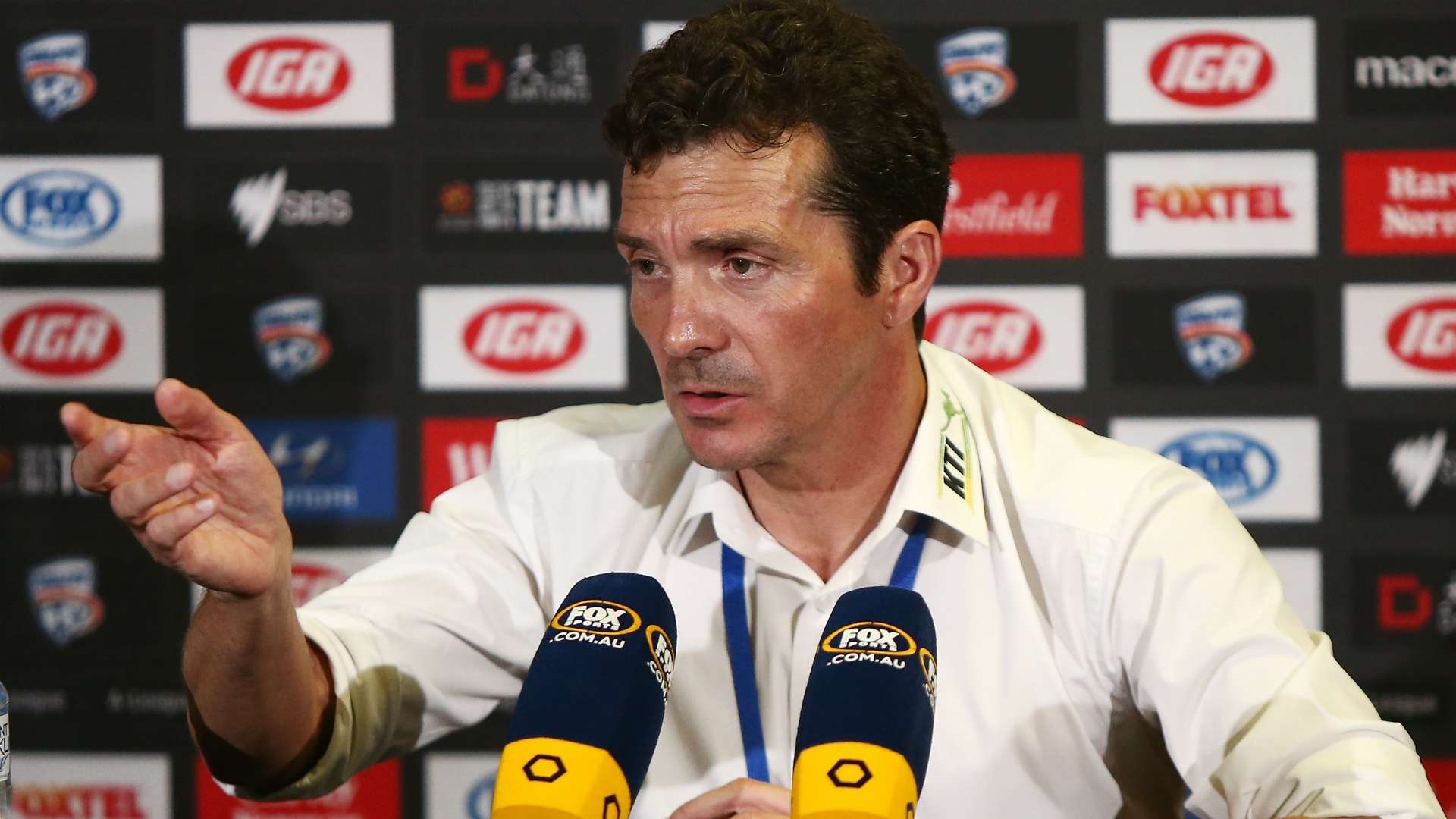 Guillermo Amor Adelaide United v Wellington Phoenix A-League 29012017