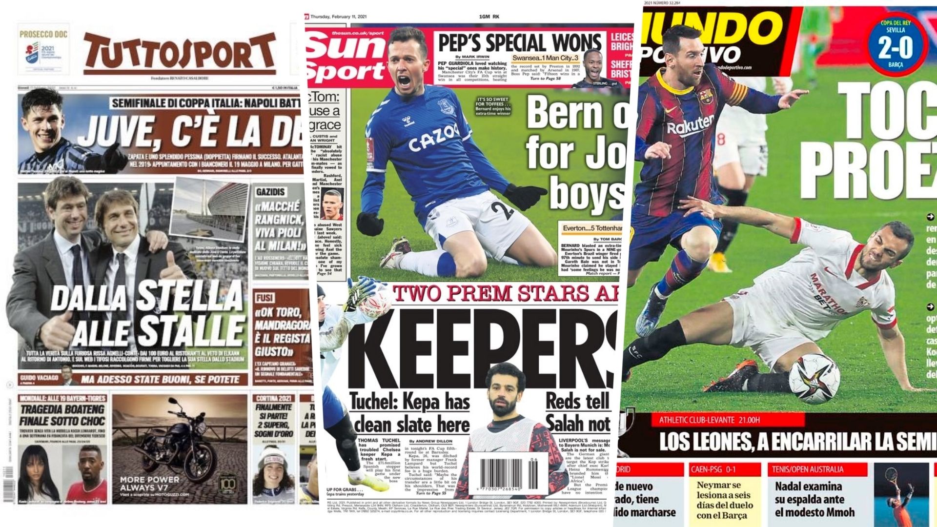 11 Feb newspapers