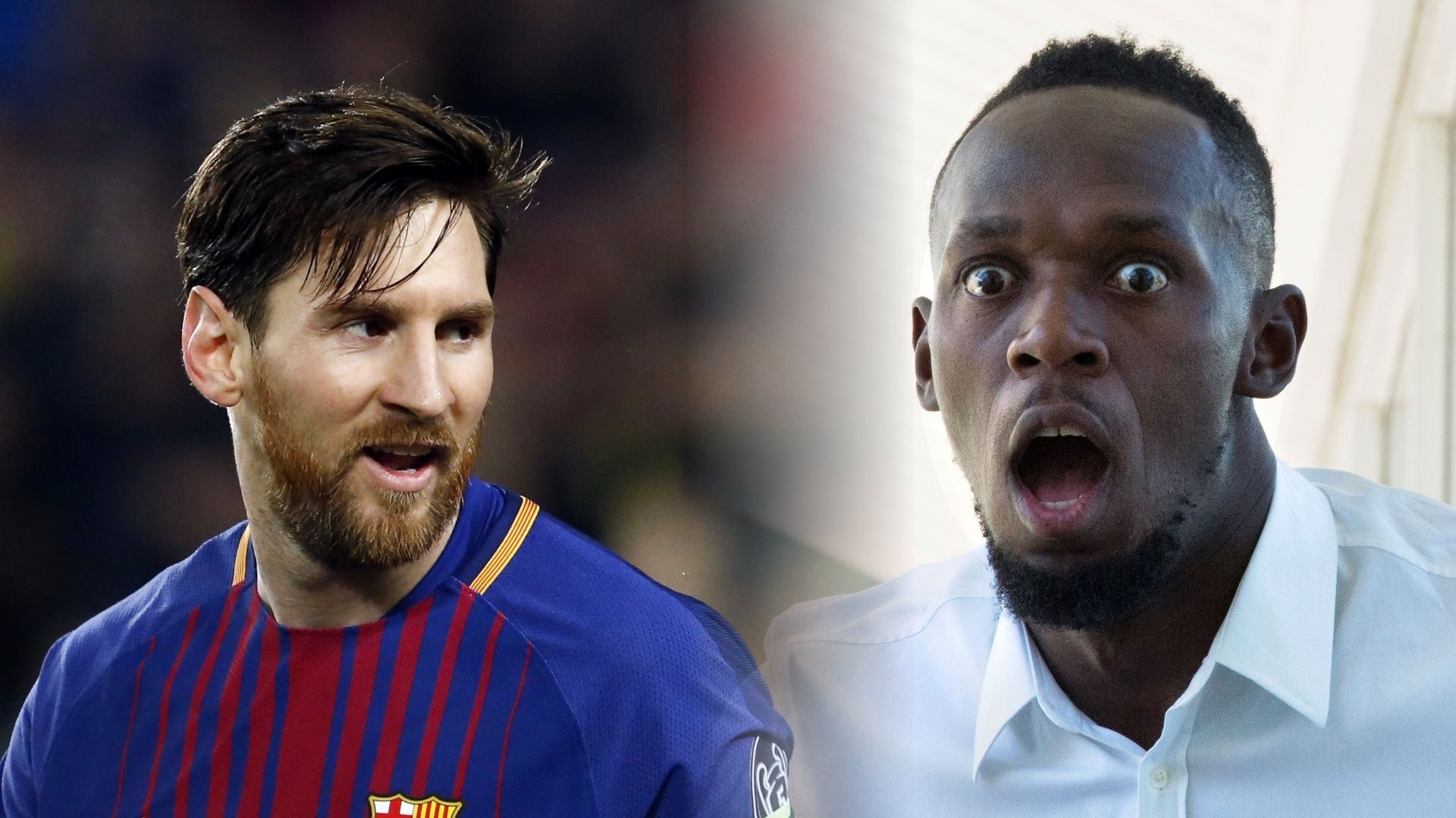 Lionel Messi, Usain Bolt